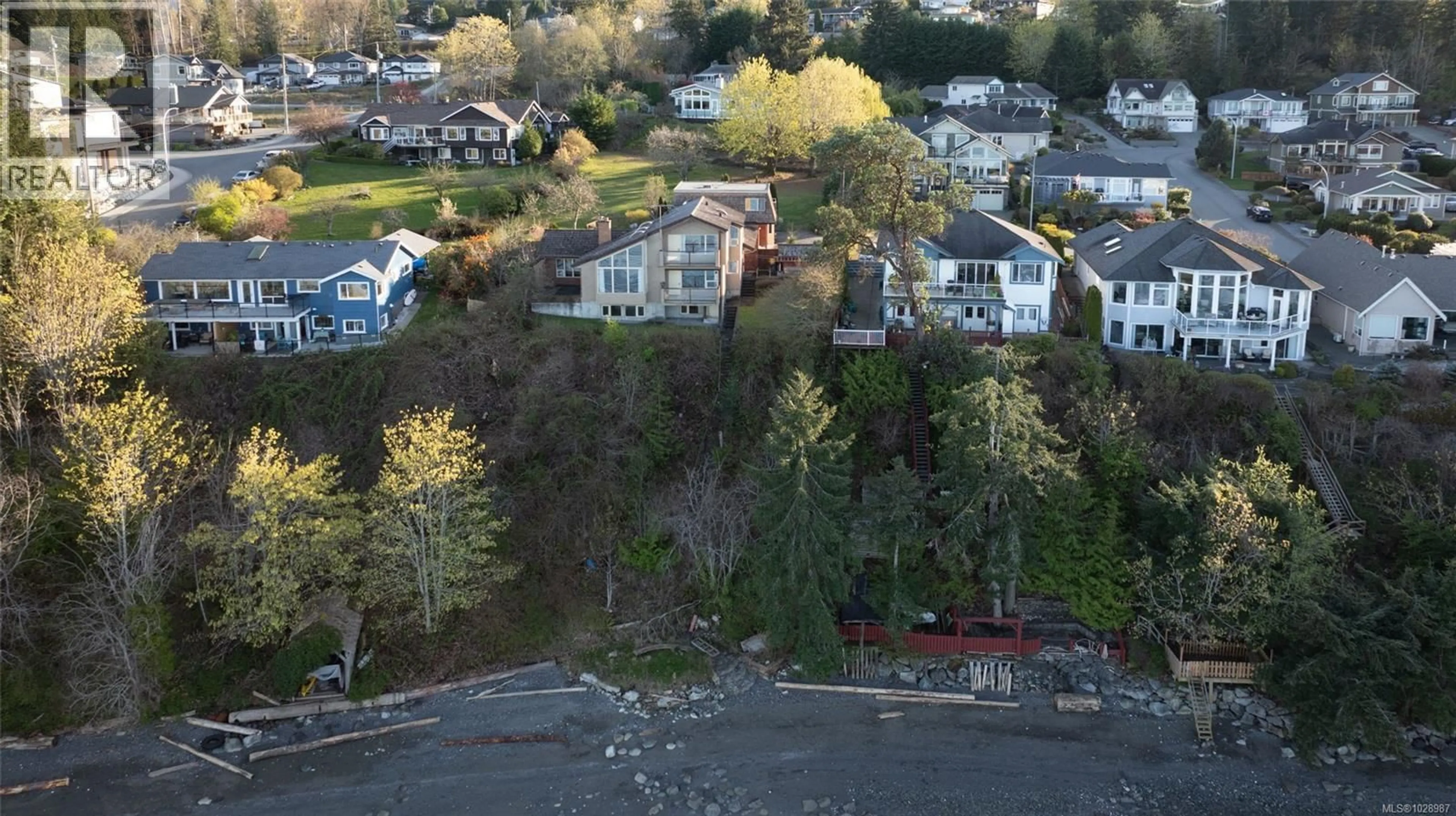 A pic from outside/outdoor area/front of a property/back of a property/a pic from drone, water/lake/river/ocean view for 3212 DOGWOOD ROAD, Chemainus British Columbia V0R1K2
