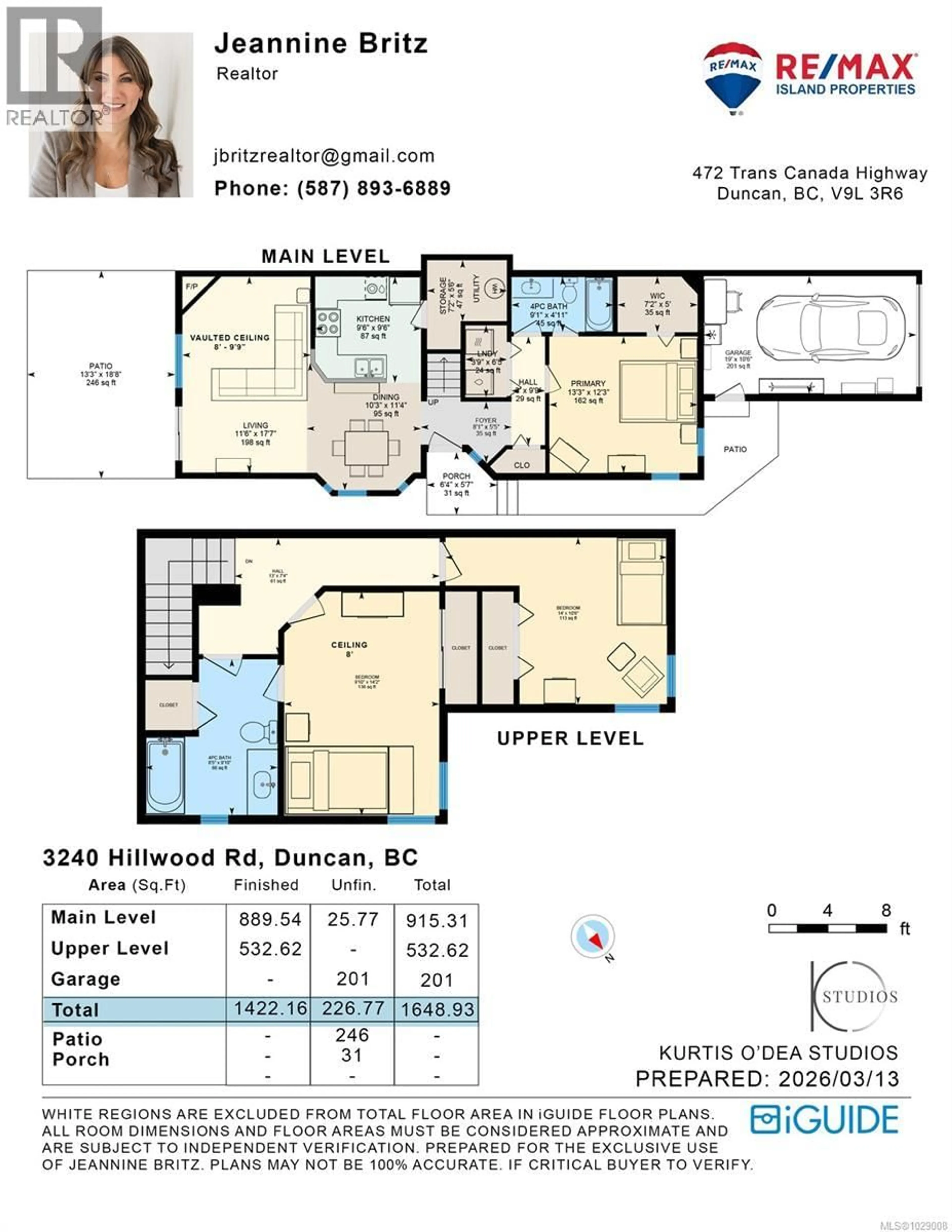 Floor plan for 3240 HILLWOOD ROAD, Duncan British Columbia V9L5K6