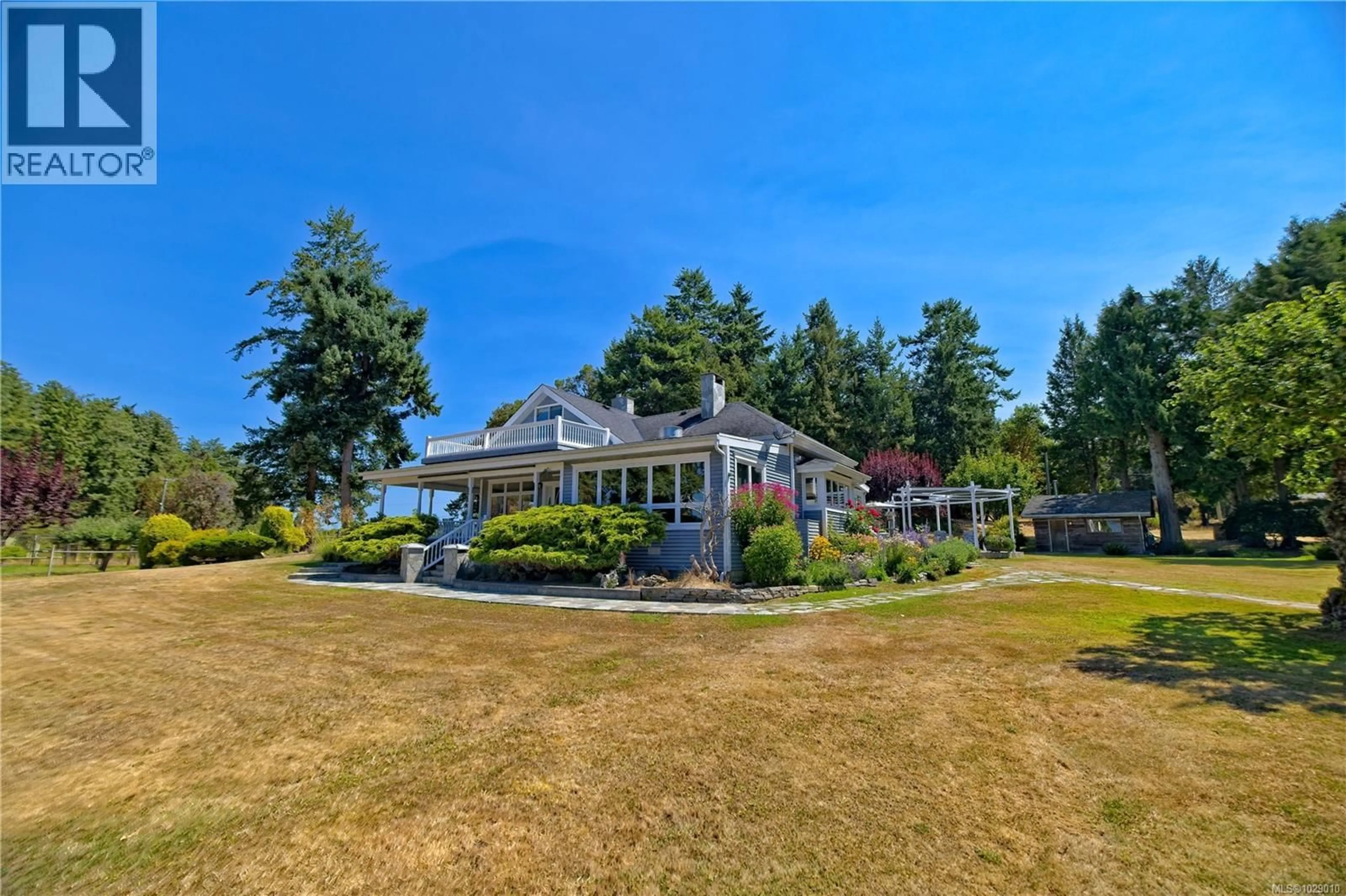 A pic from outside/outdoor area/front of a property/back of a property/a pic from drone, unknown for 101 CHURCH BAY ROAD, Saturna Island British Columbia V0N2Y0