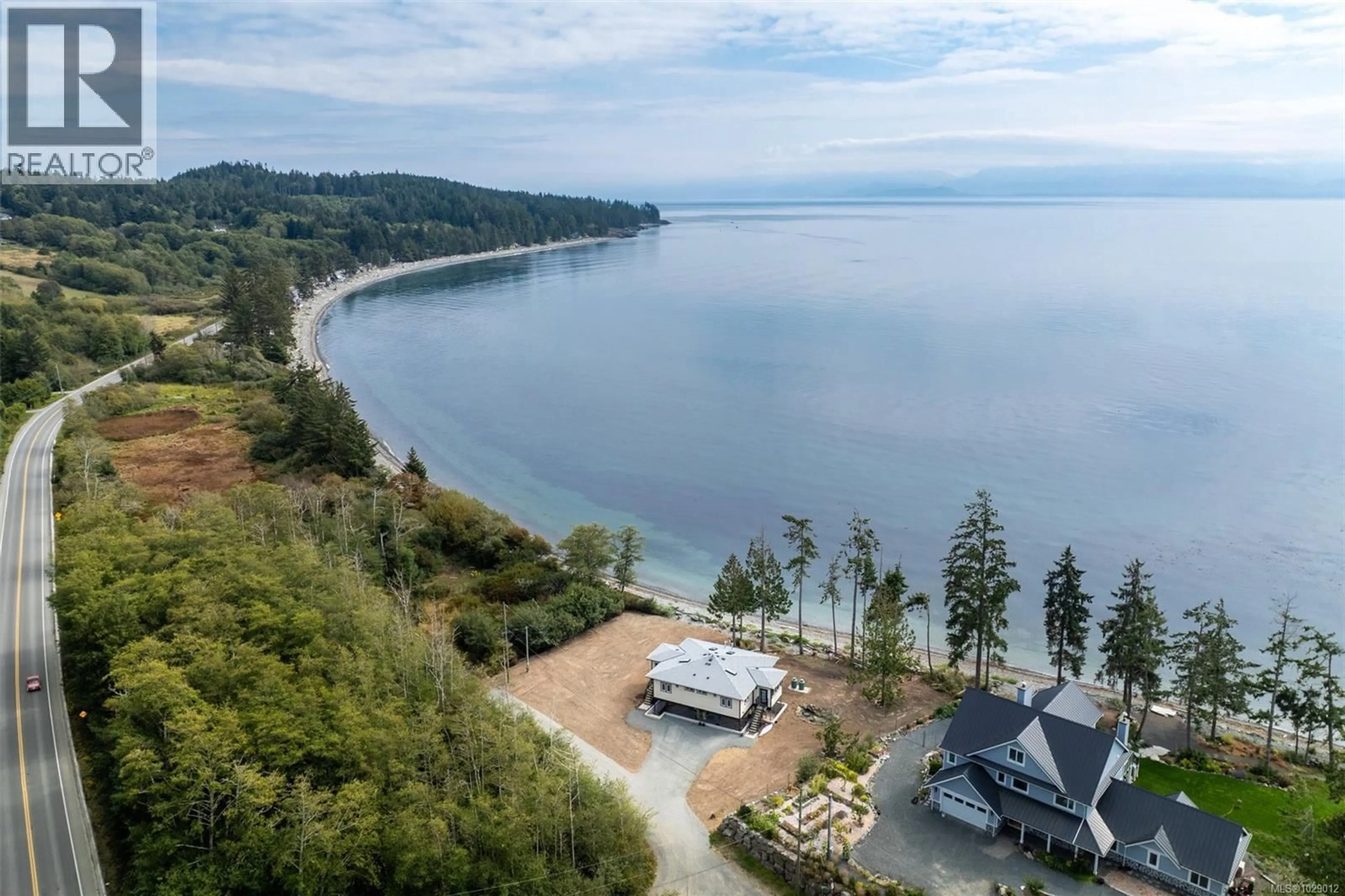 A pic from outside/outdoor area/front of a property/back of a property/a pic from drone, water/lake/river/ocean view for 8801 WEST COAST ROAD, Sooke British Columbia V9Z1E7
