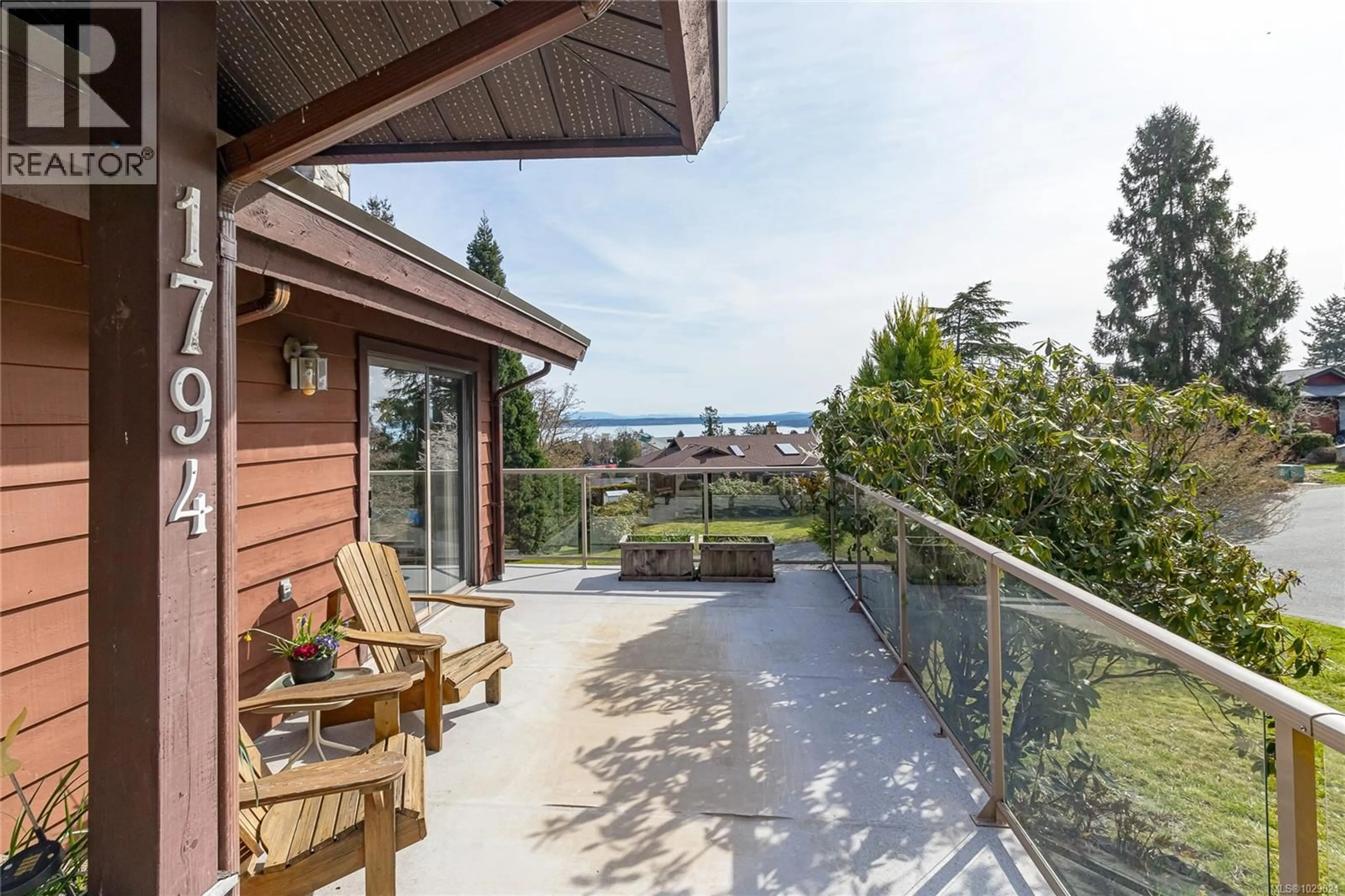 Patio, water/lake/river/ocean view for 1794 ORCAS PARK TERRACE, North Saanich British Columbia V8L4A7