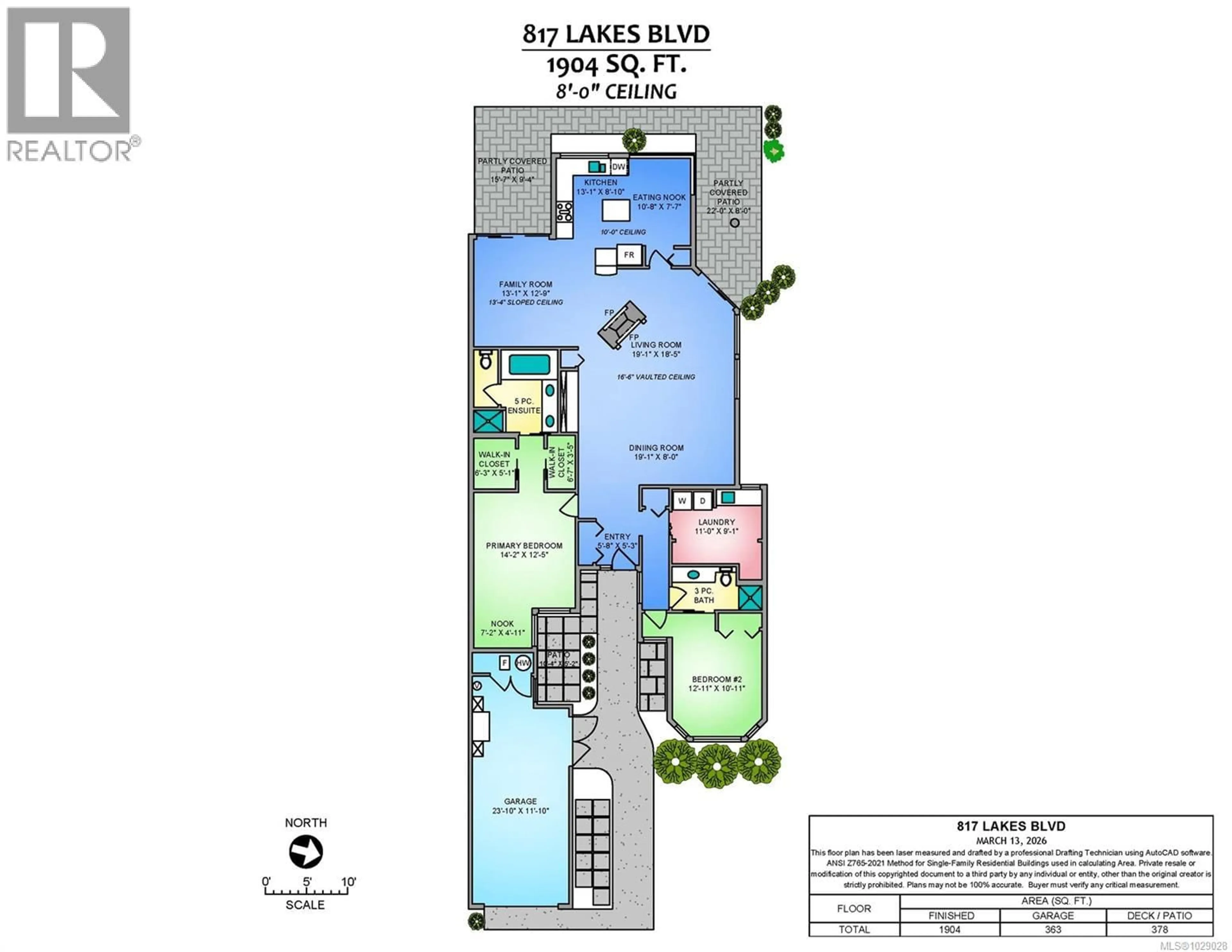 Floor plan for 817 LAKES BOULEVARD, French Creek British Columbia V9P2P8