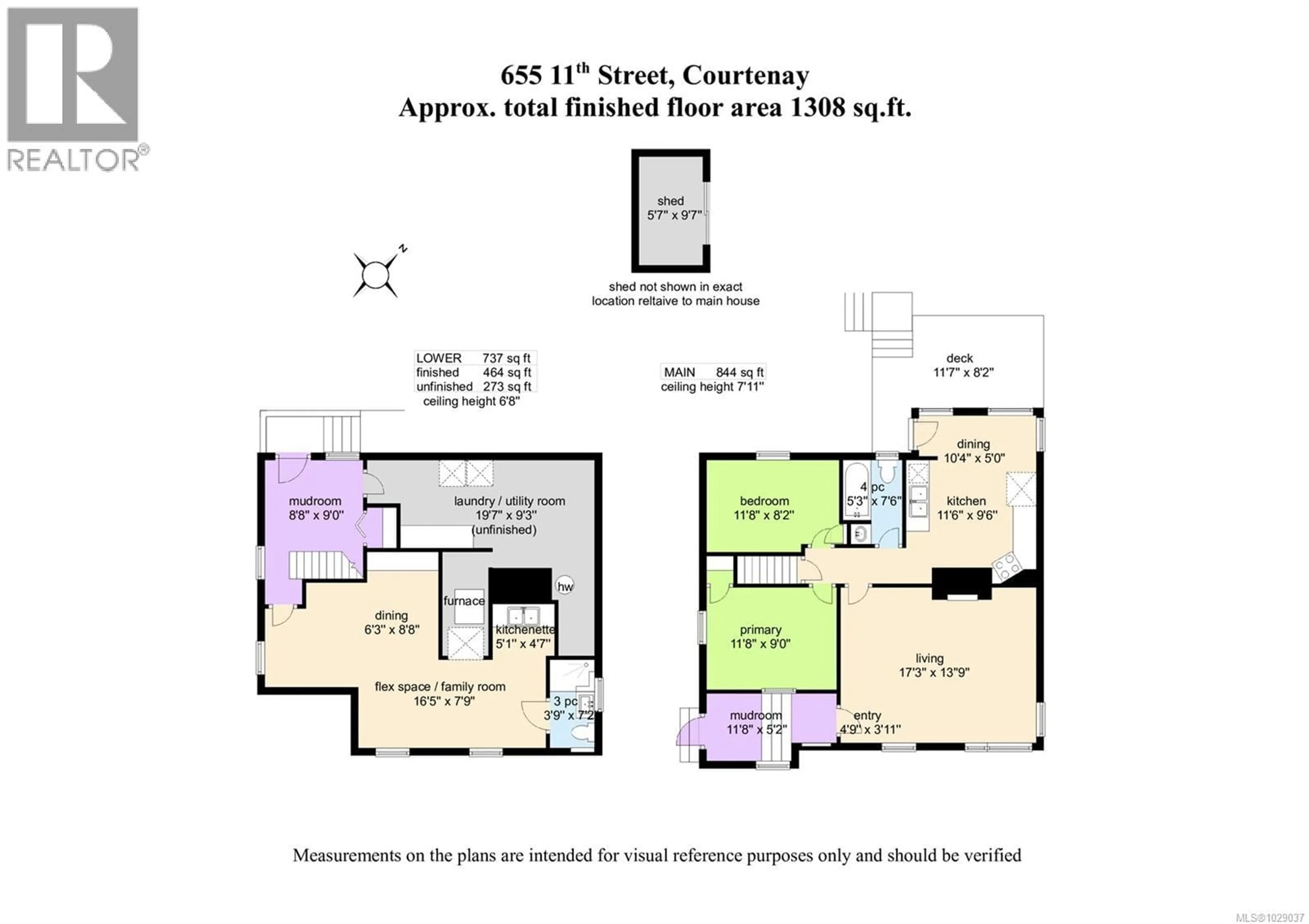 Floor plan for 655 11TH STREET, Courtenay British Columbia V9N1S9