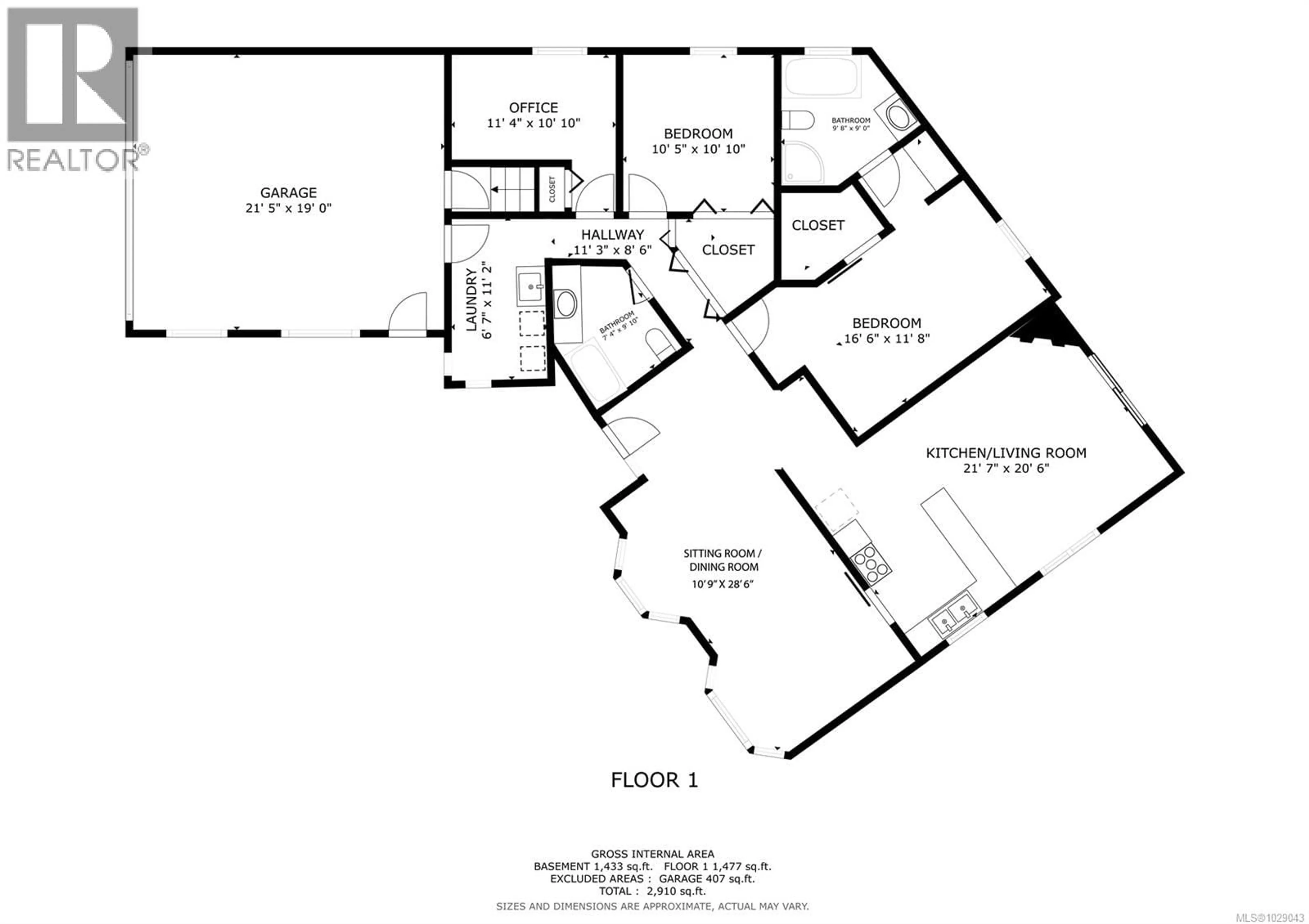 Floor plan for 881 THERRES CRESCENT, Ladysmith British Columbia V9G1N5