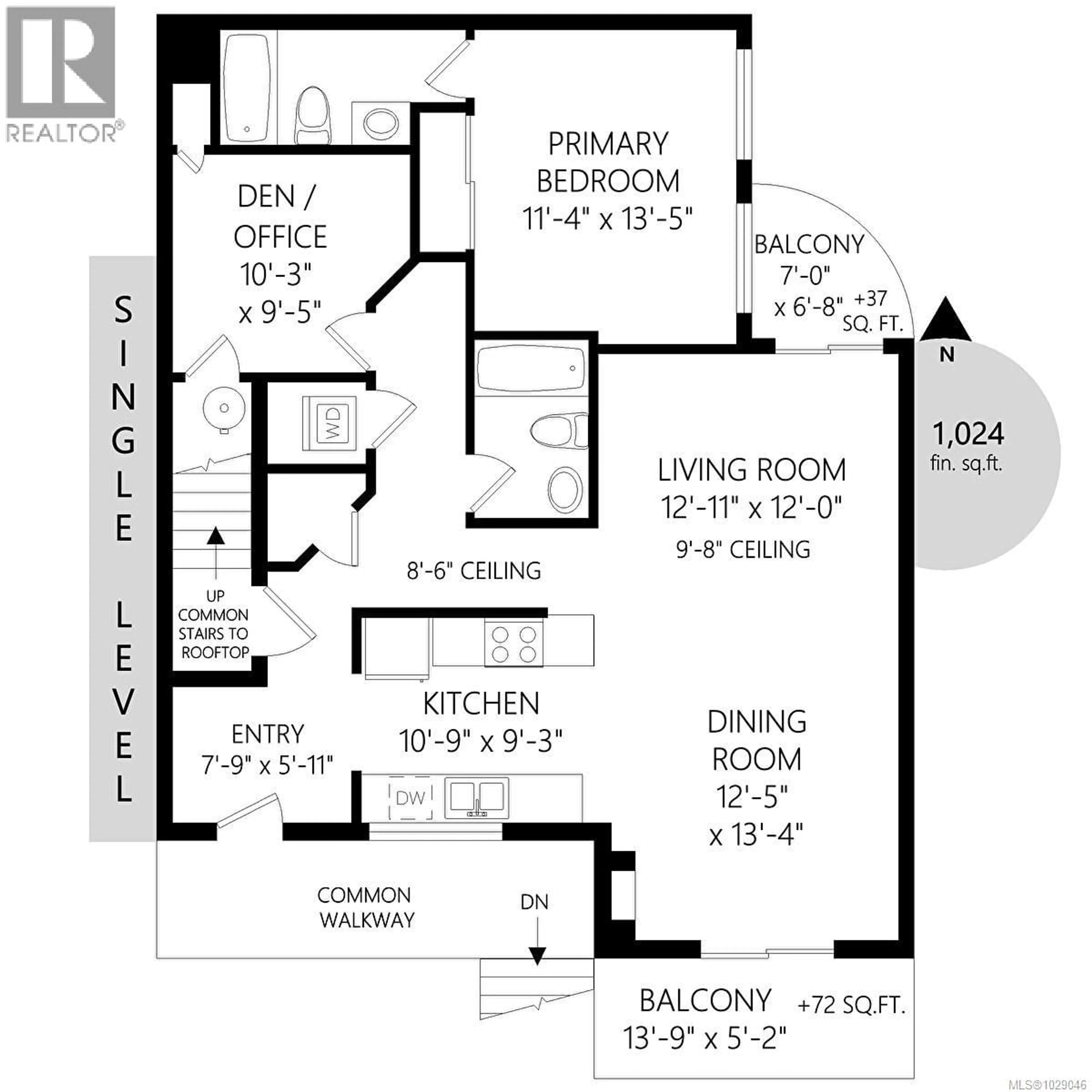 Floor plan for 404 - 177 KENNETH STREET, Duncan British Columbia V9L1N5
