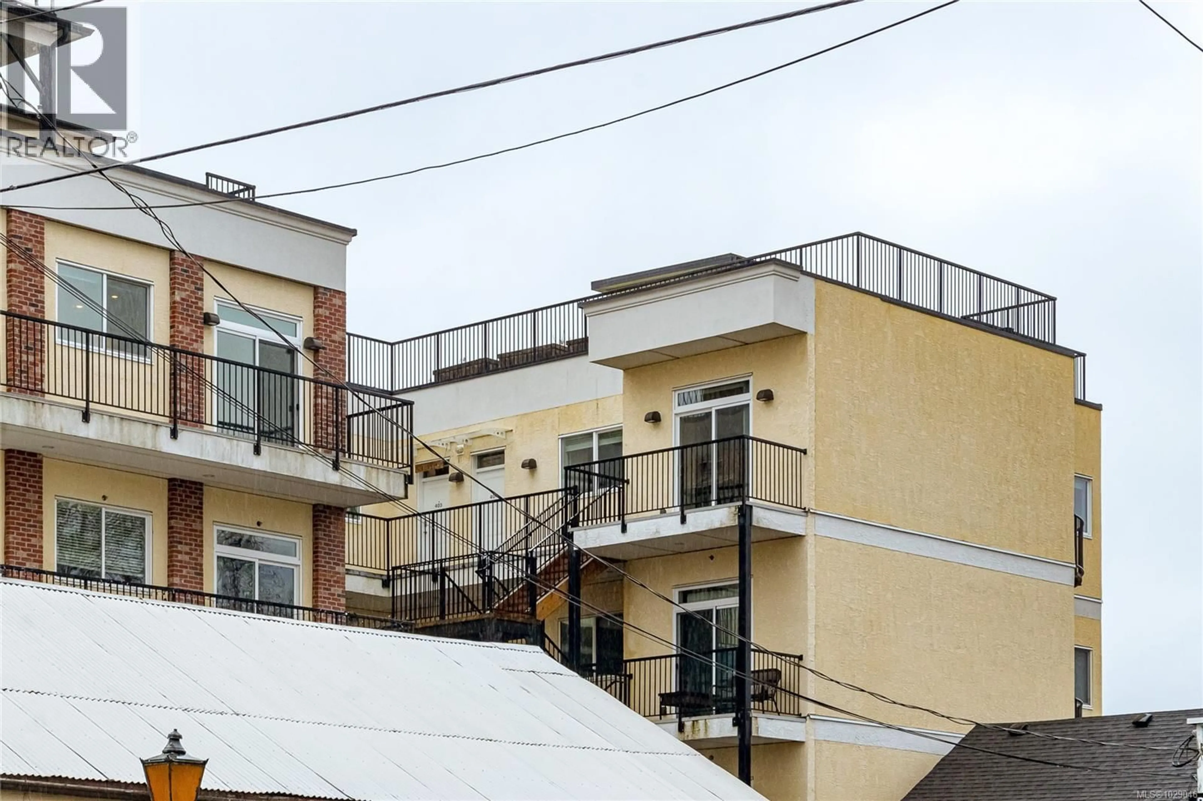 Balcony in the apartment, unknown for 404 - 177 KENNETH STREET, Duncan British Columbia V9L1N5