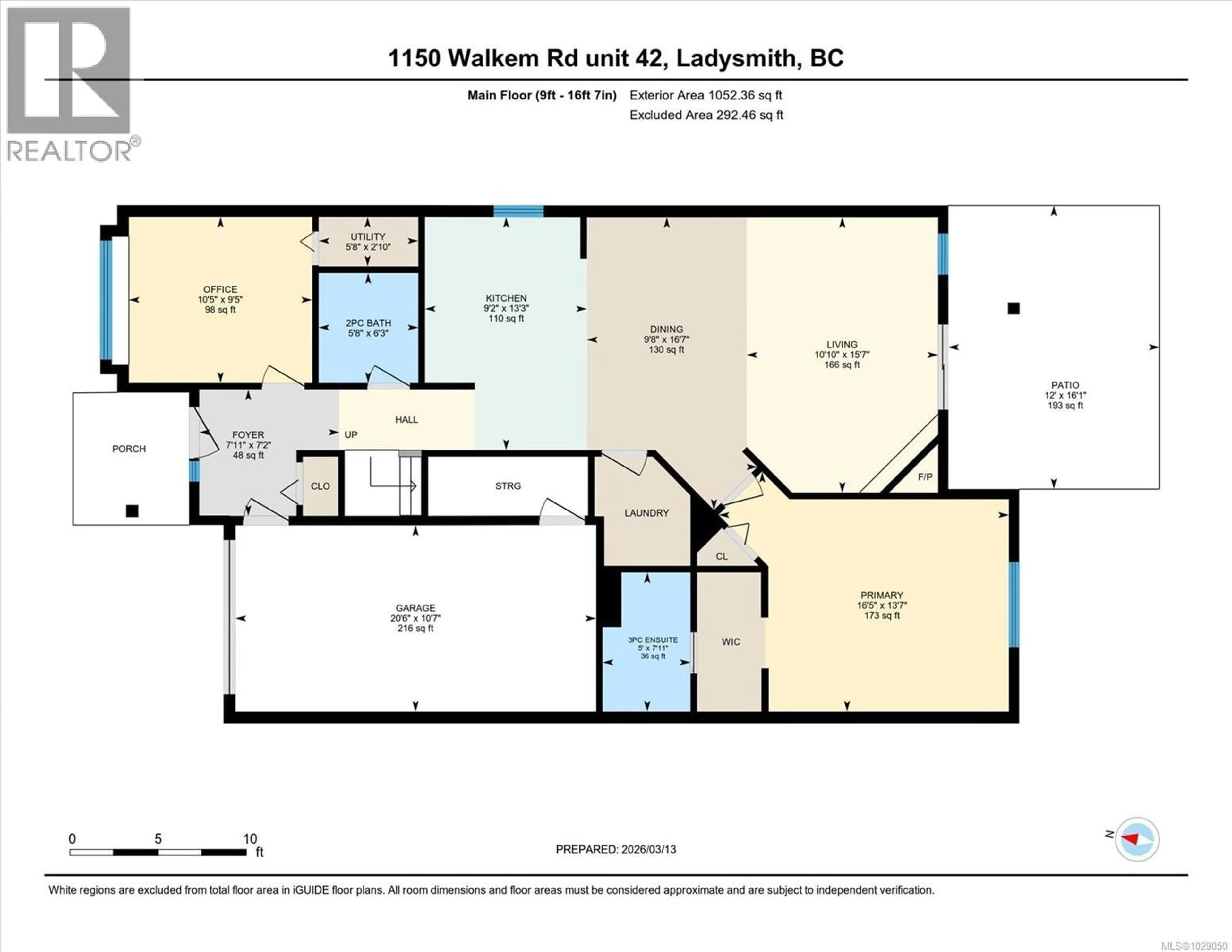 Floor plan for 42 - 1150 WALKEM ROAD, Ladysmith British Columbia V9G1S1