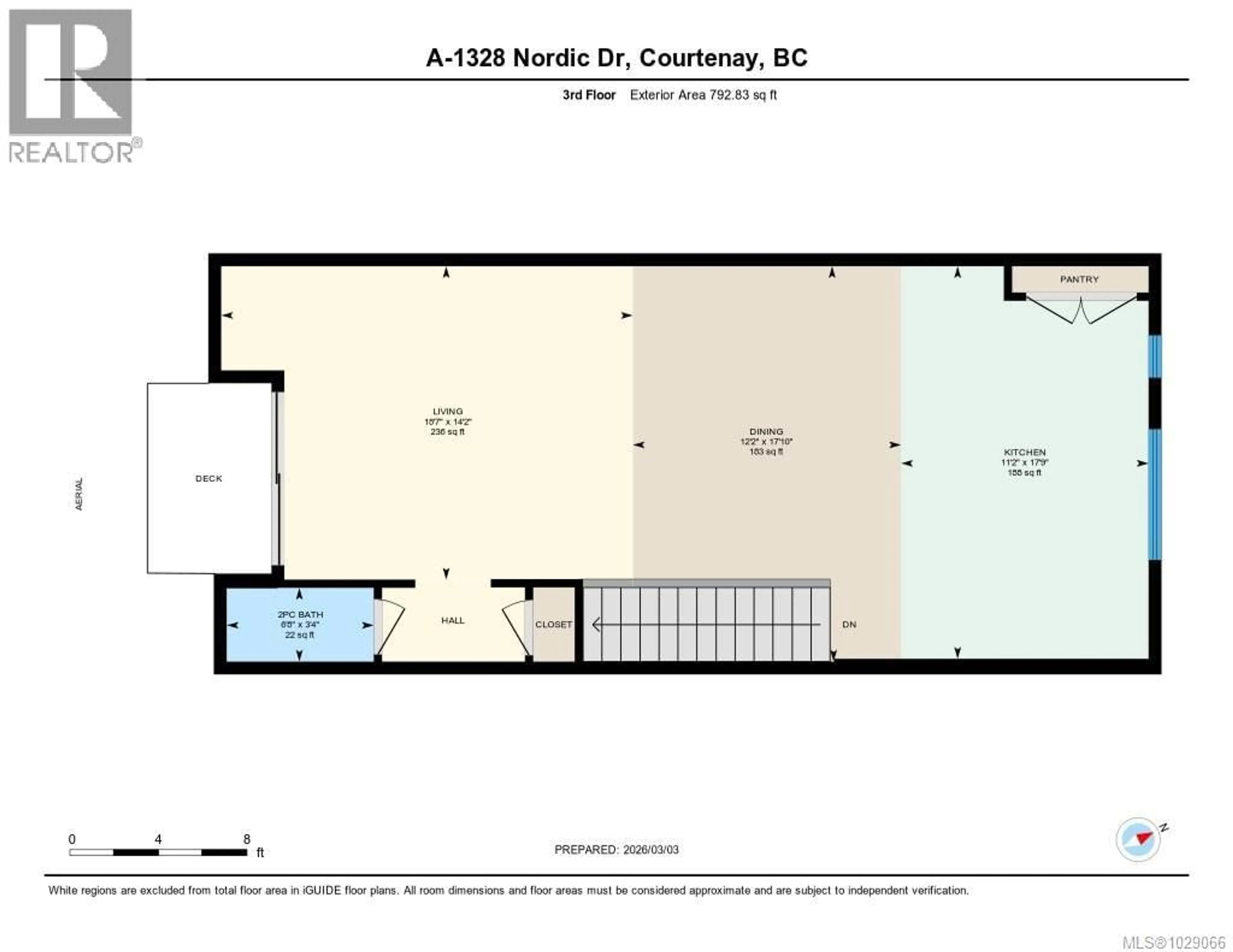 Floor plan for A - 1328 NORDIC DRIVE, Courtenay British Columbia V9J1L0