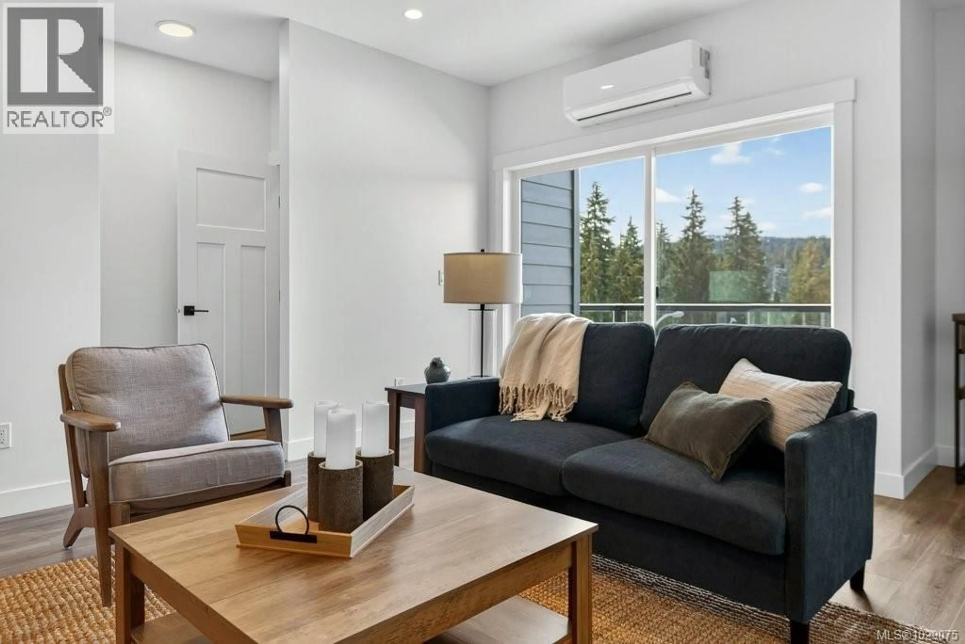 Living room with furniture, wood/laminate floor for B - 1328 NORDIC DRIVE, Courtenay British Columbia V9J1L0