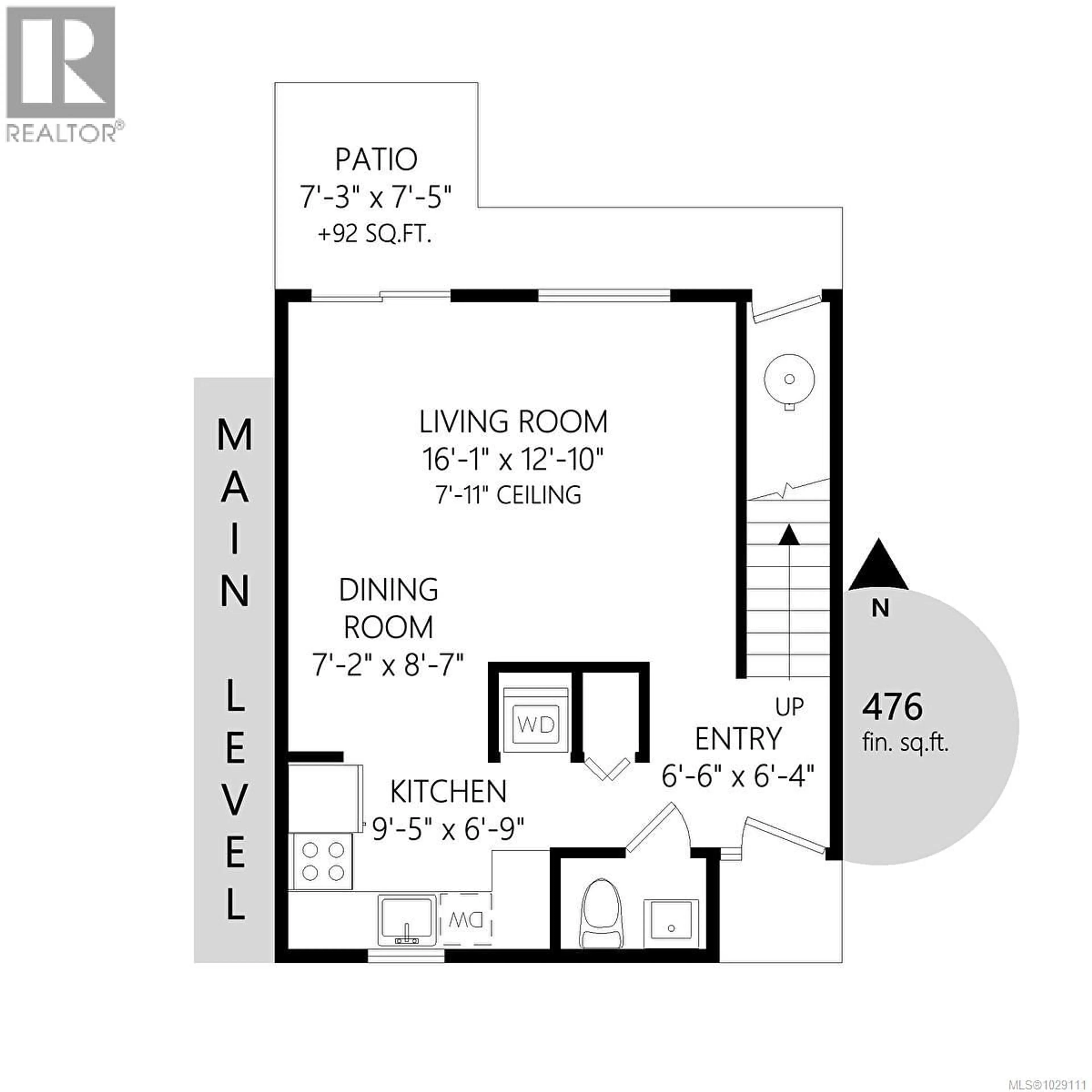 Floor plan for 8 - 495 FIRST AVENUE WEST, Qualicum Beach British Columbia V9K1P1