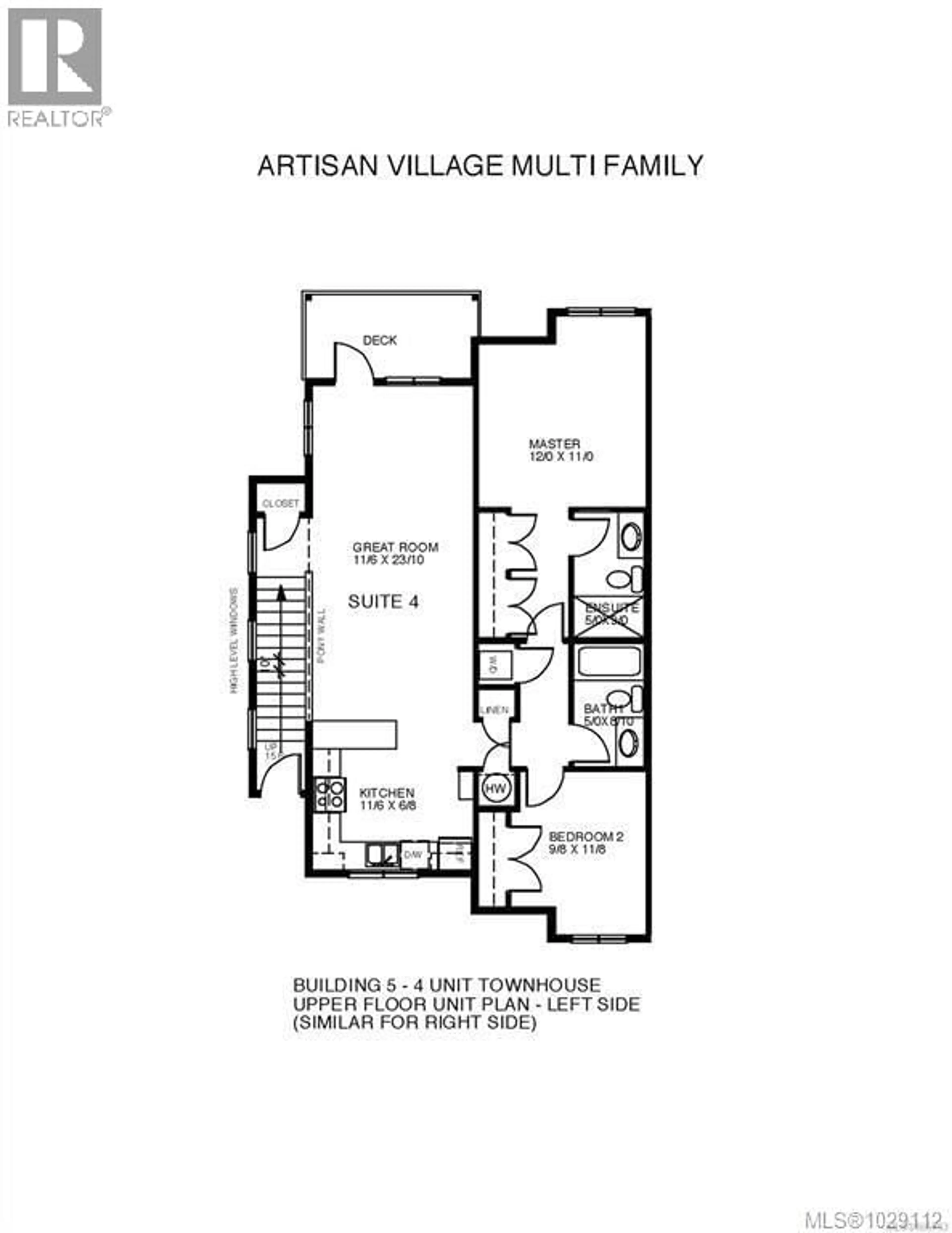 Floor plan for 205 - 9880 NAPIER PLACE, Chemainus British Columbia V0R1K2