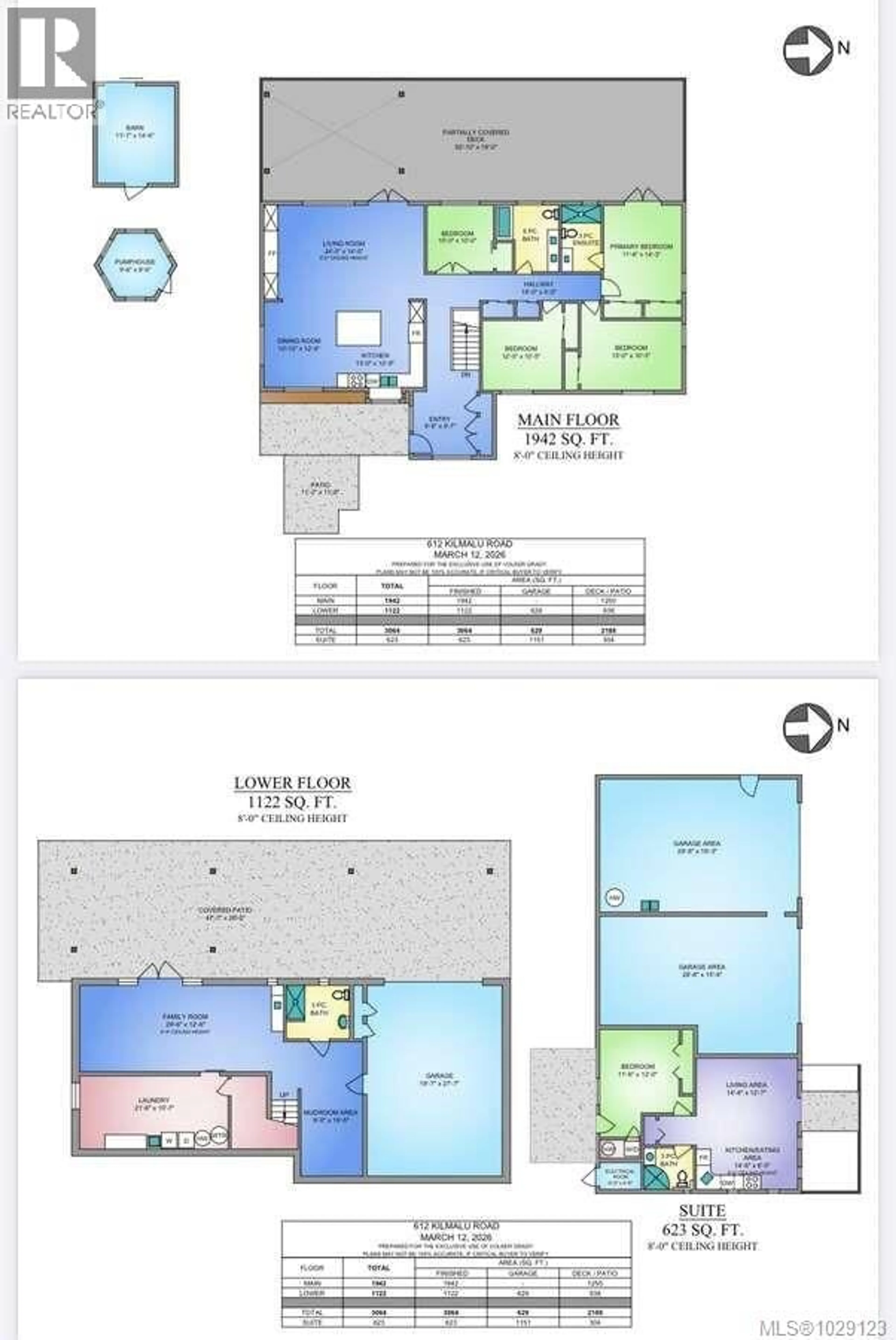 Floor plan for 612 KILMALU ROAD, Mill Bay British Columbia V8H1E3