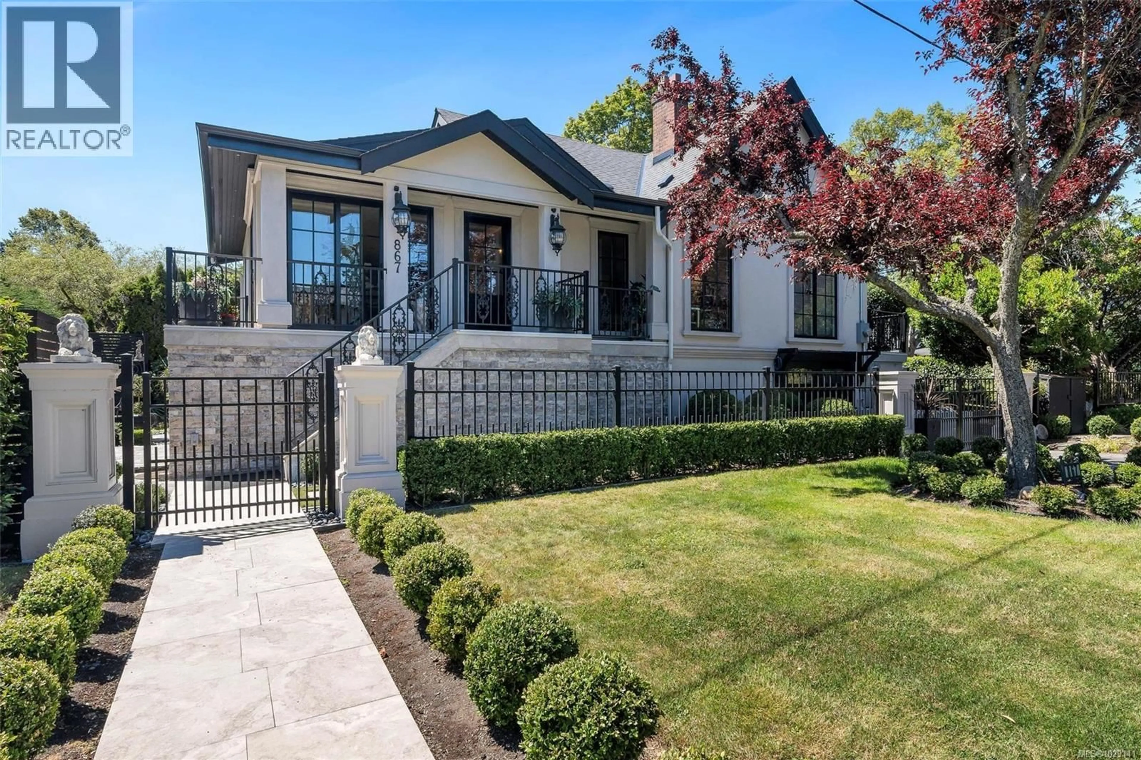 Home with brick exterior material, street for 867 VICTORIA AVENUE, Oak Bay British Columbia V8S4N4