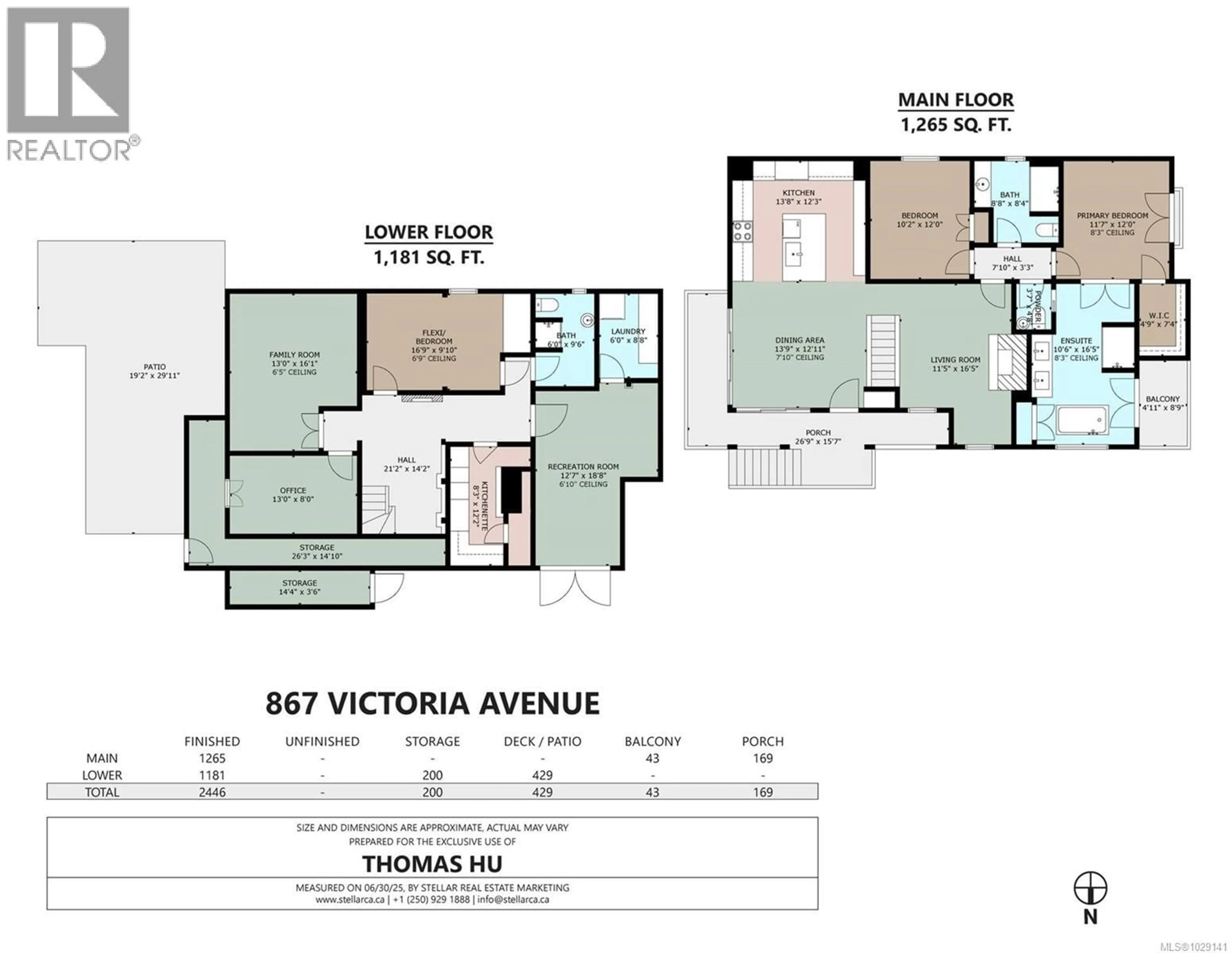 Floor plan for 867 VICTORIA AVENUE, Oak Bay British Columbia V8S4N4