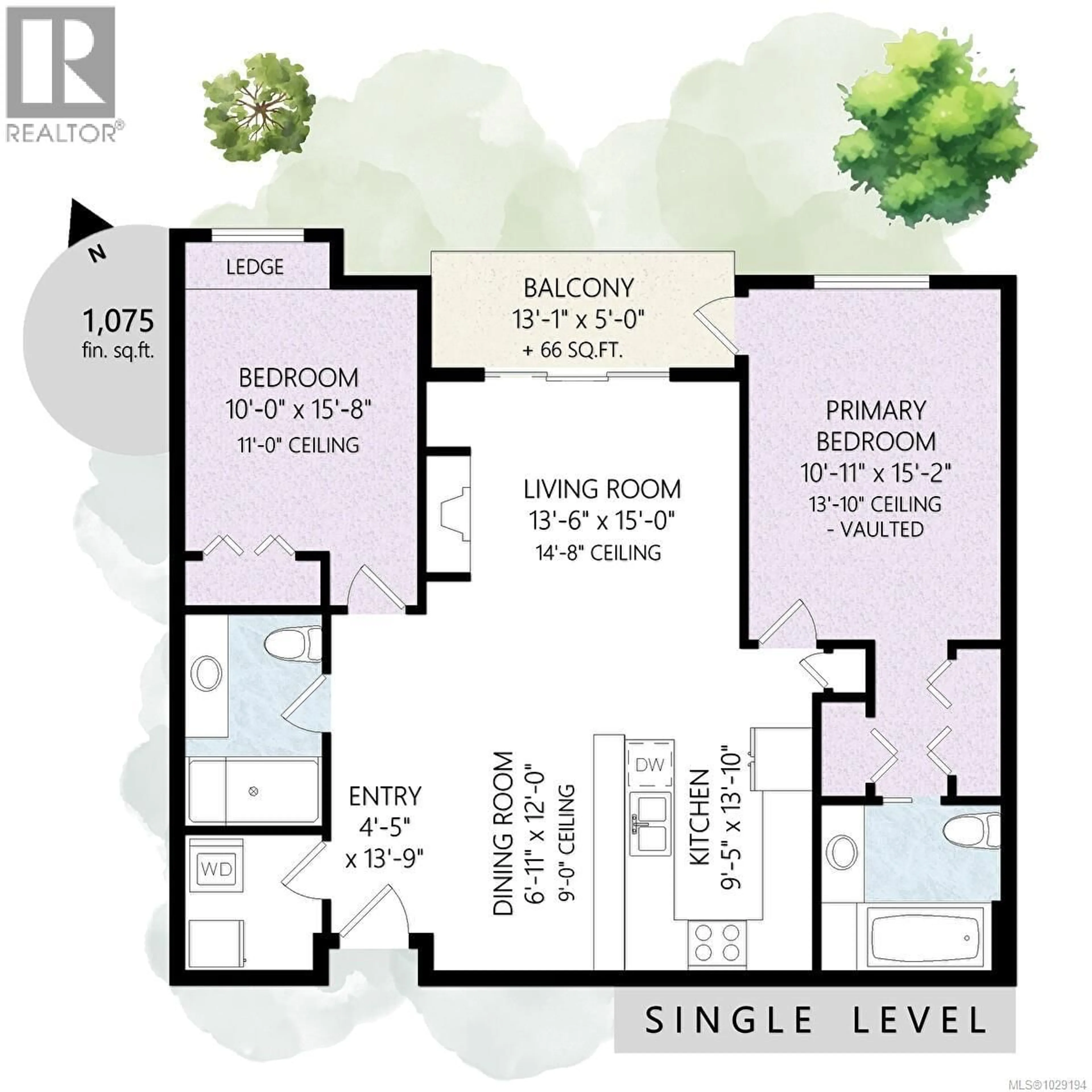 Floor plan for 402 - 755 GOLDSTREAM AVENUE, Langford British Columbia V9B0H9