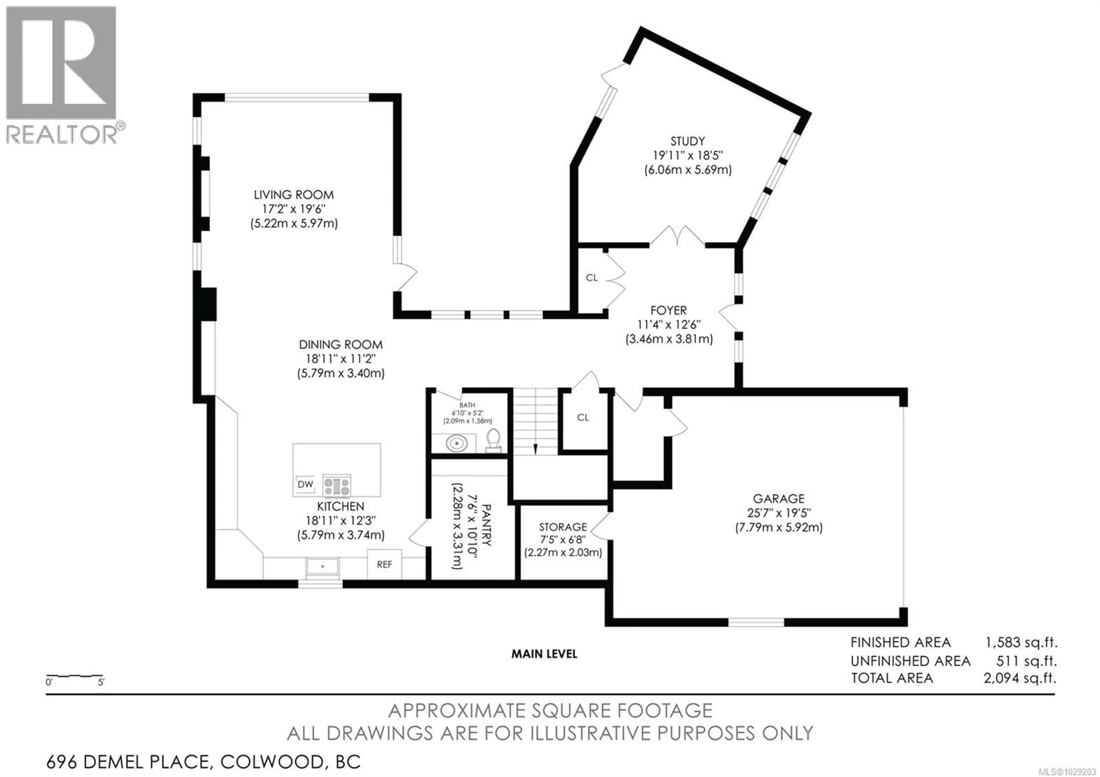 Floor plan for 696 DEMEL PLACE, Colwood British Columbia V9C3L6