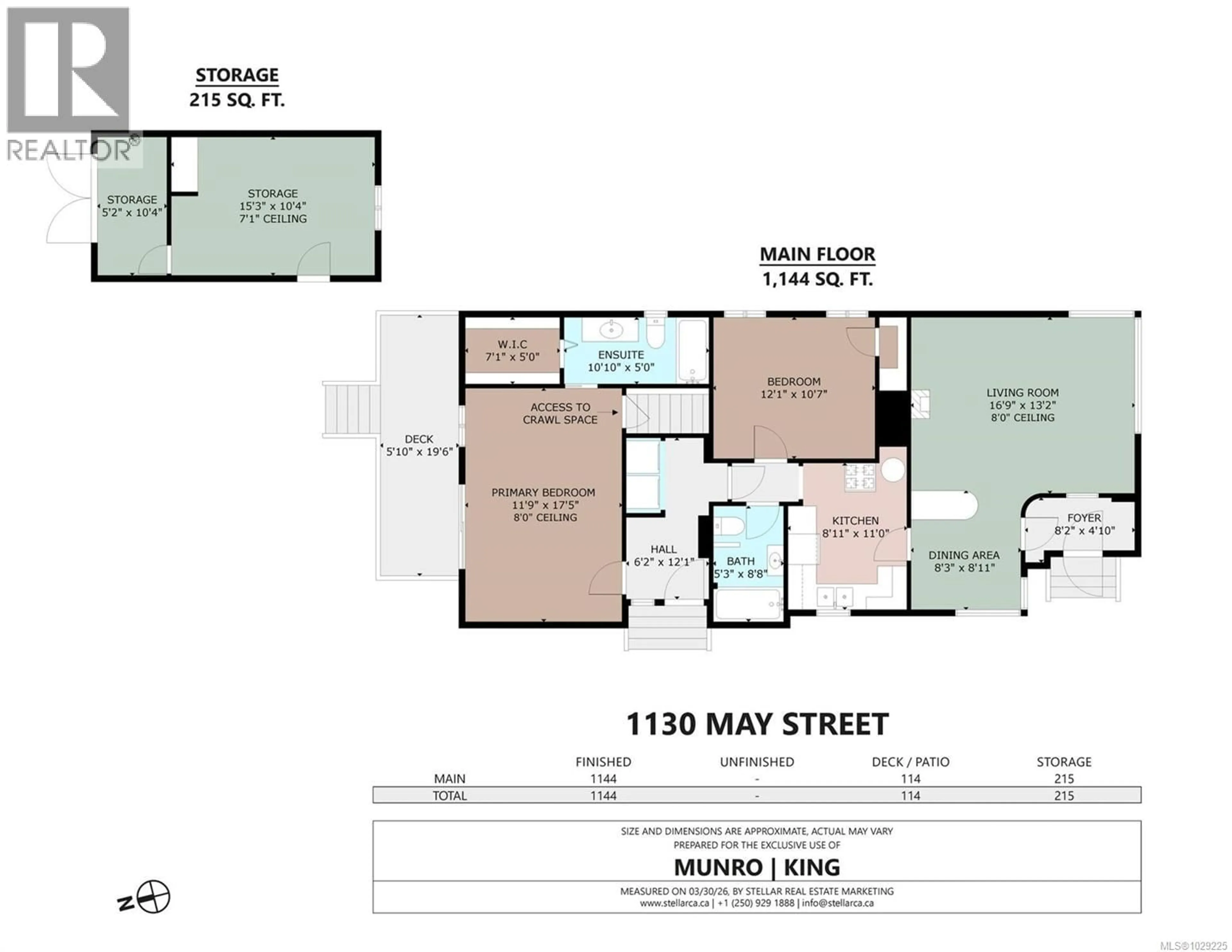 Floor plan for 1130 MAY STREET, Victoria British Columbia V8V2S5