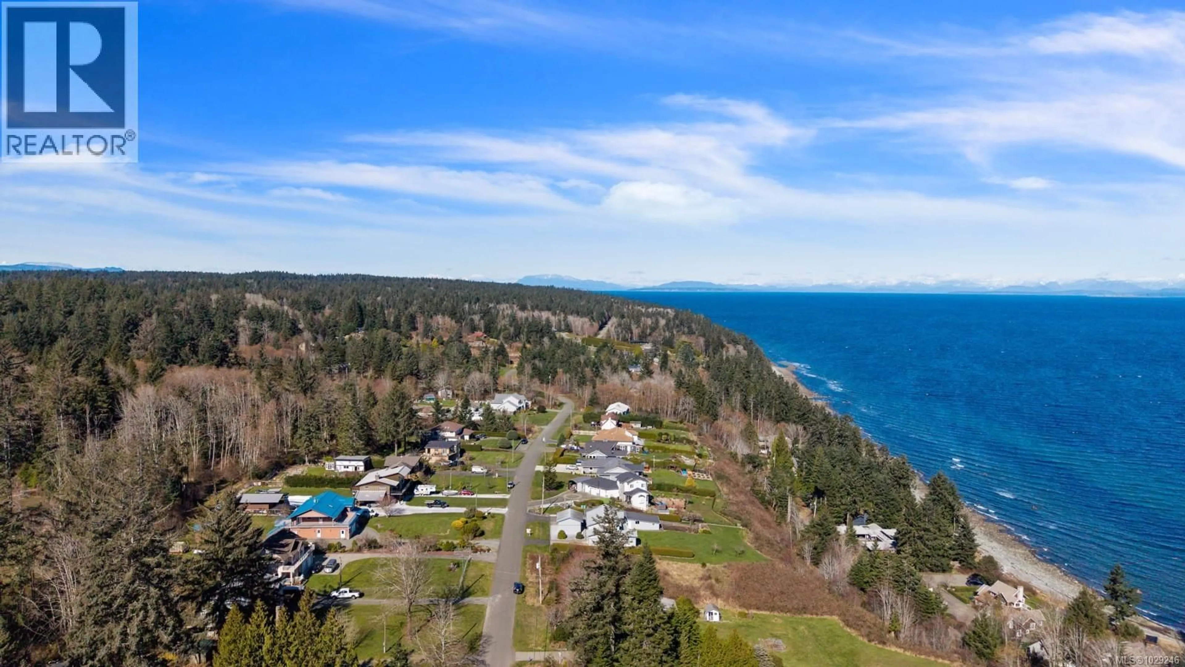 A pic from outside/outdoor area/front of a property/back of a property/a pic from drone, water/lake/river/ocean view for 6349 EAGLES DRIVE, Courtenay British Columbia V9J1V4