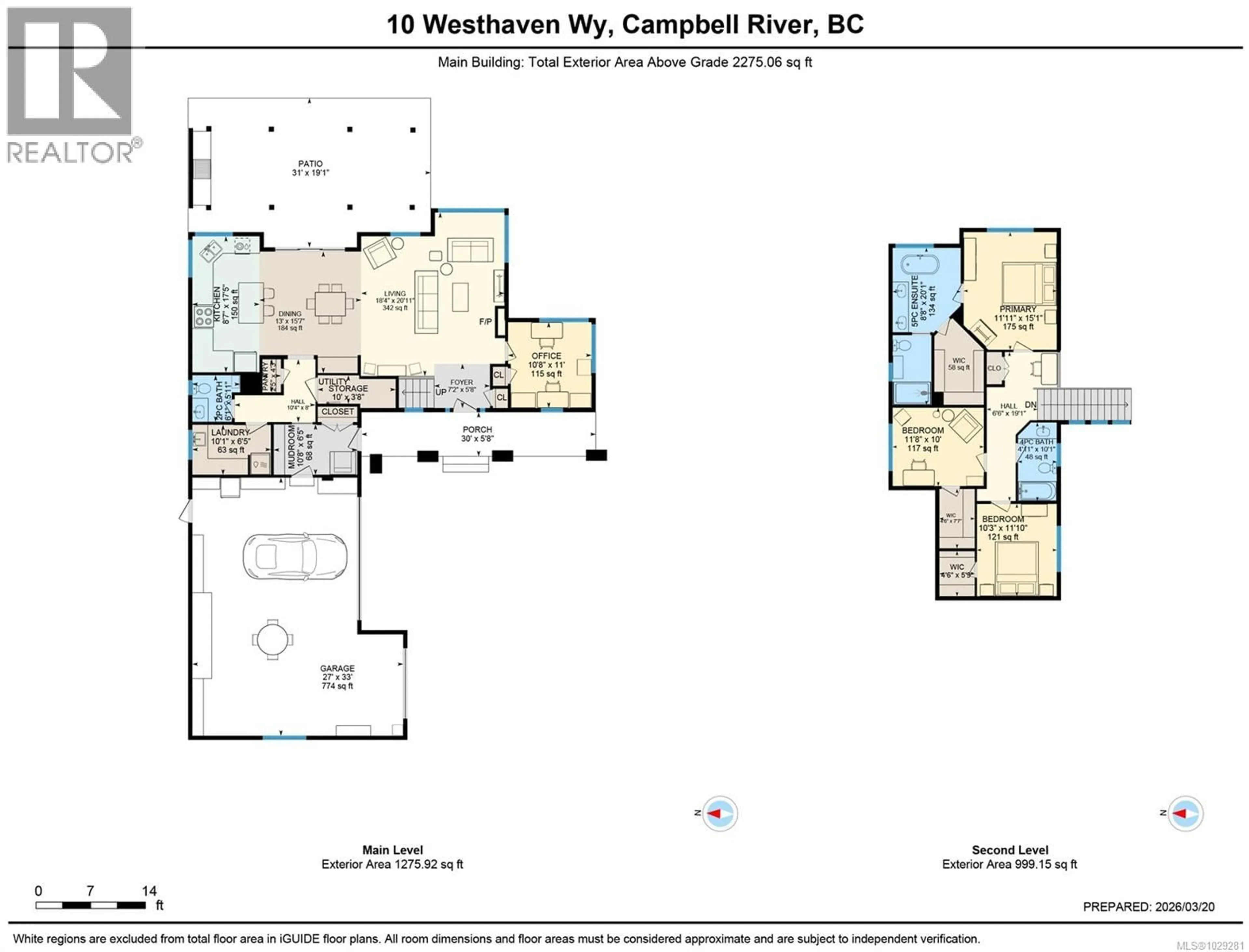 Floor plan for 10 WESTHAVEN WAY, Campbell River British Columbia V9W0C8