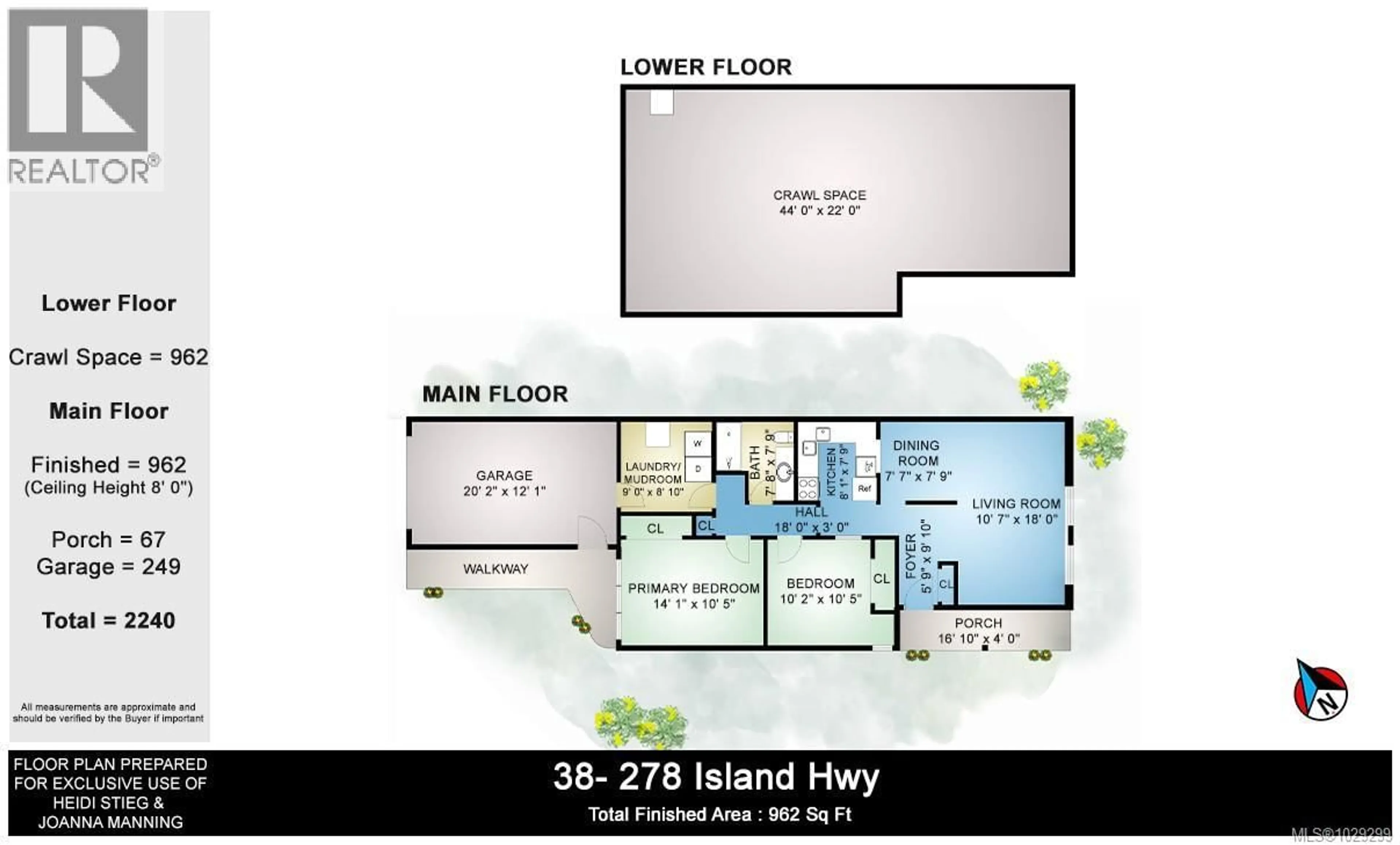 Floor plan for 38 - 278 ISLAND HIGHWAY, View Royal British Columbia V9B1G5