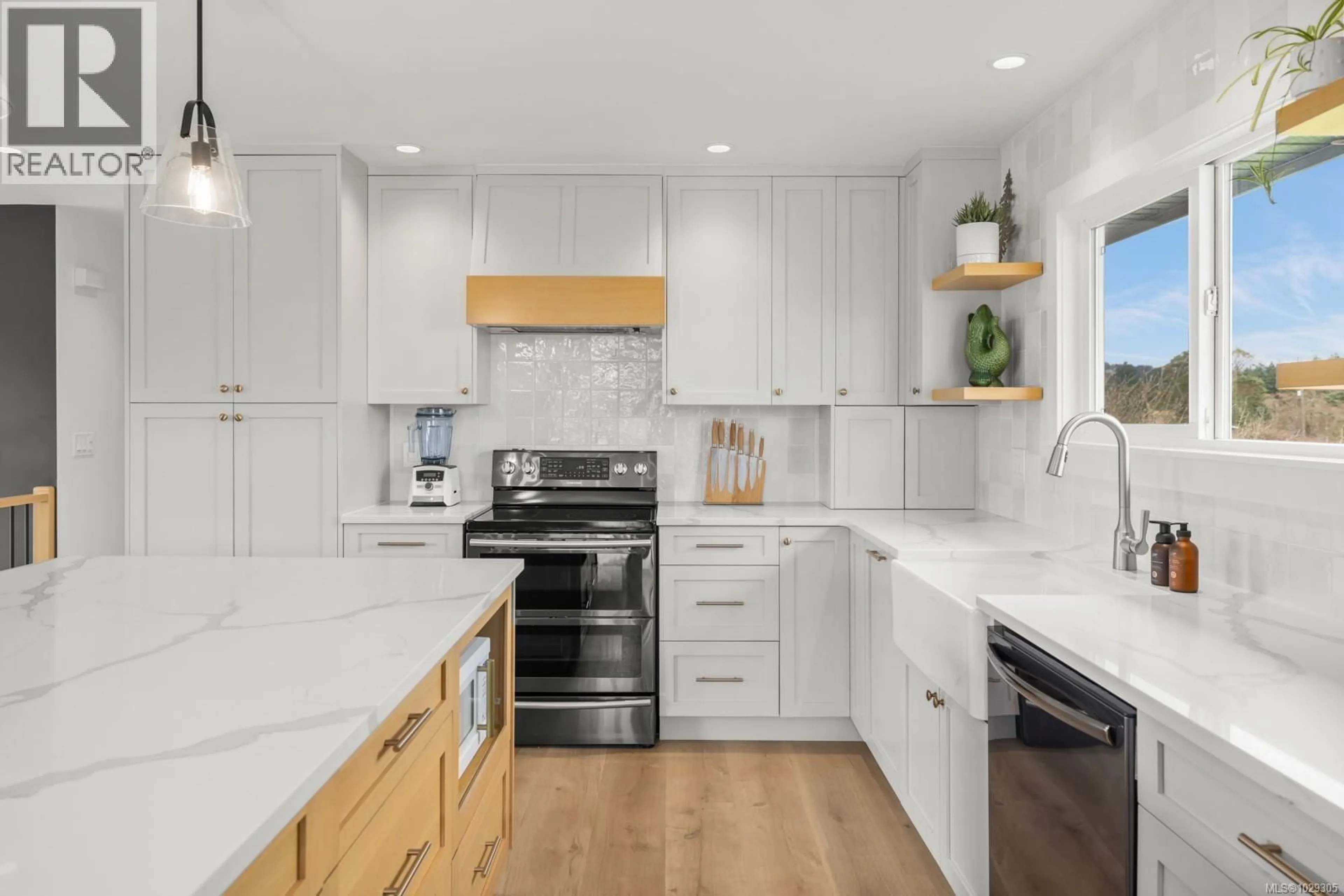 Open concept kitchen, ceramic/tile floor for 4425 HAPPY VALLEY ROAD, Metchosin British Columbia V9C3Z3