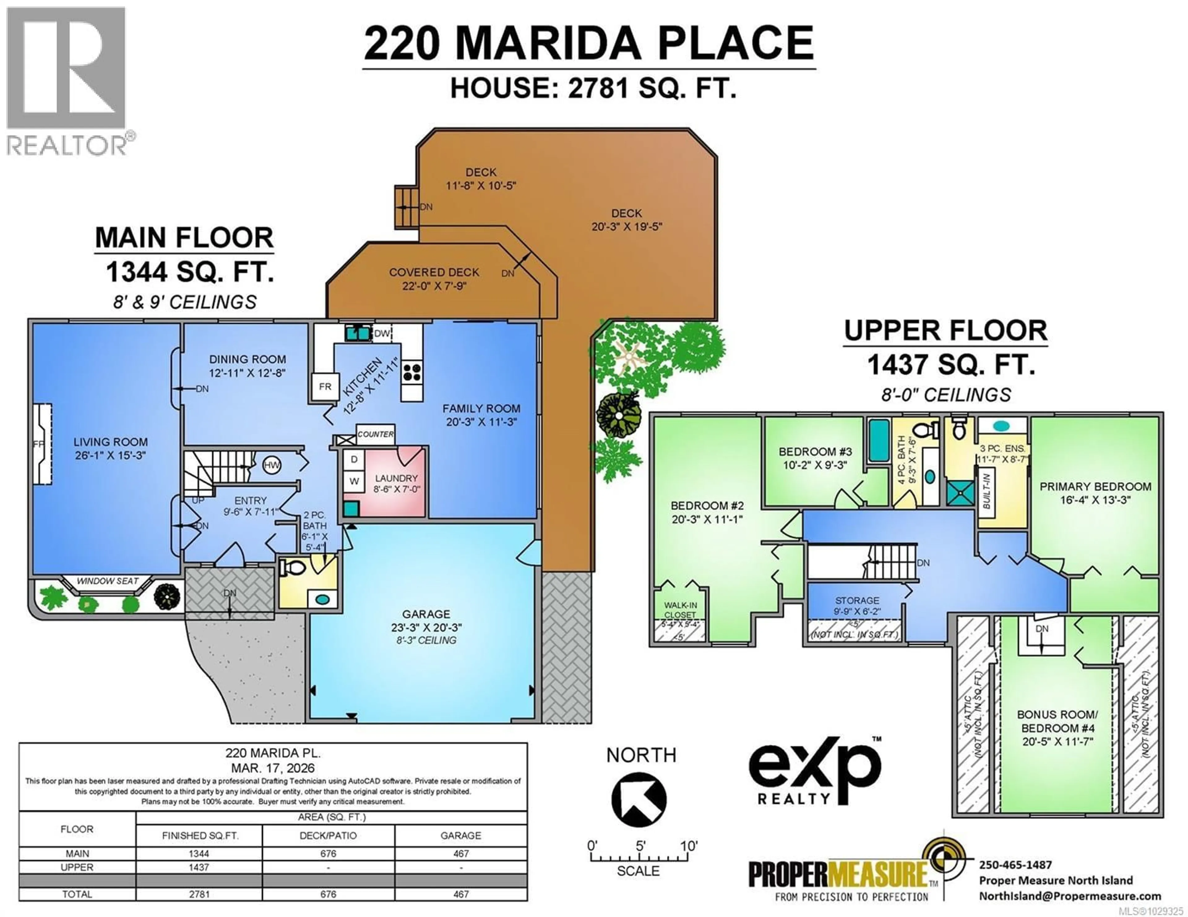 Floor plan for 220 MARIDA PLACE, Comox British Columbia V9M2P7