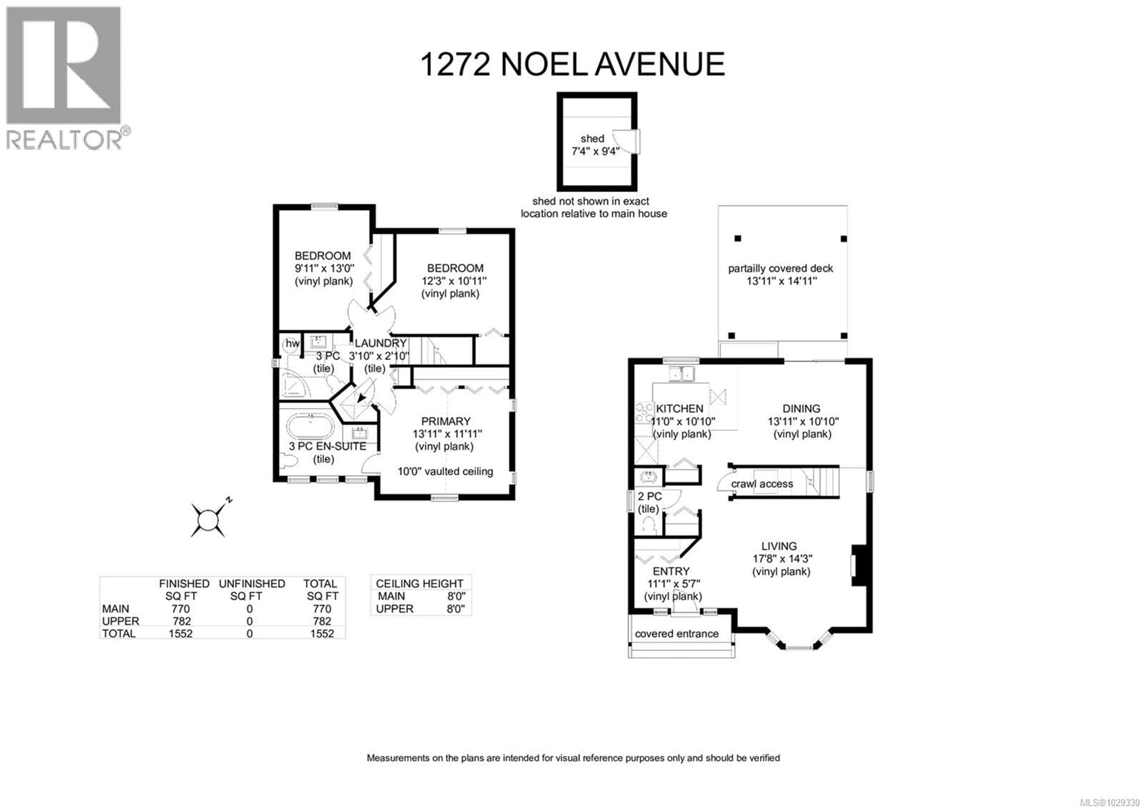 Floor plan for 1272 NOEL AVENUE, Comox British Columbia V9M4A3