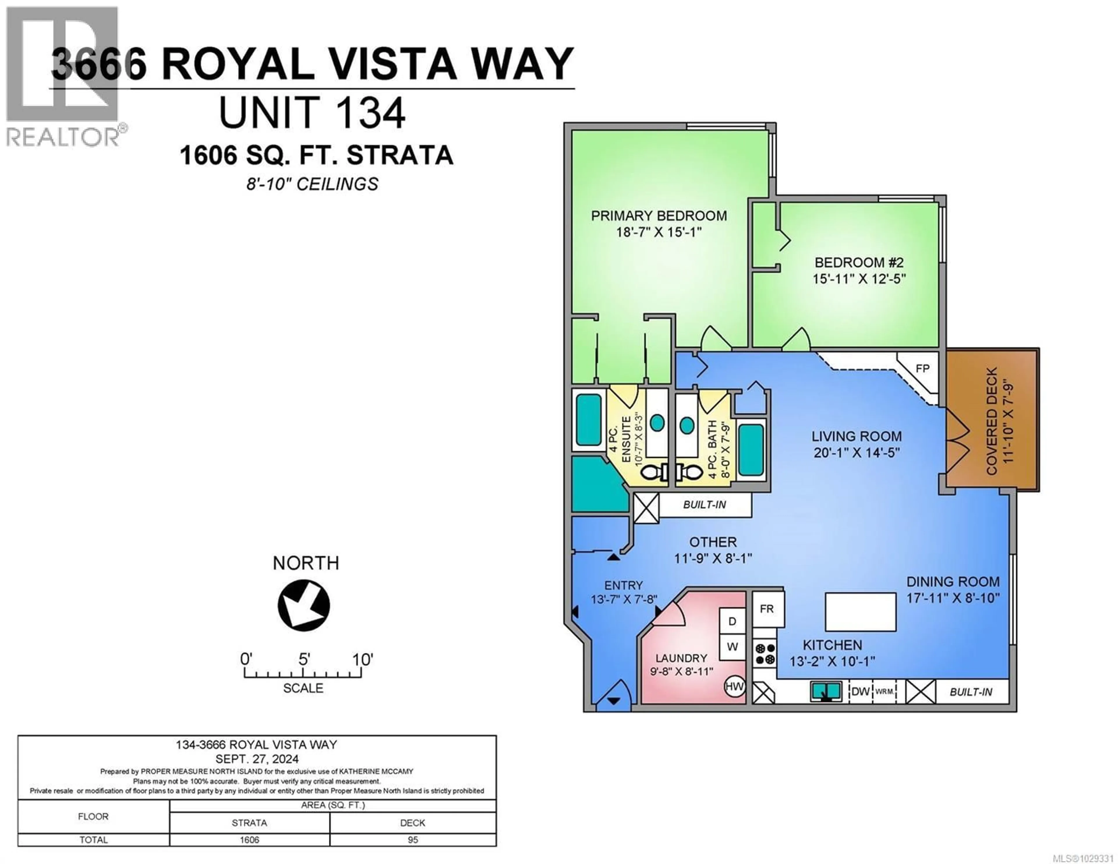 Floor plan for 134 - 3666 ROYAL VISTA WAY, Courtenay British Columbia V9N9X7
