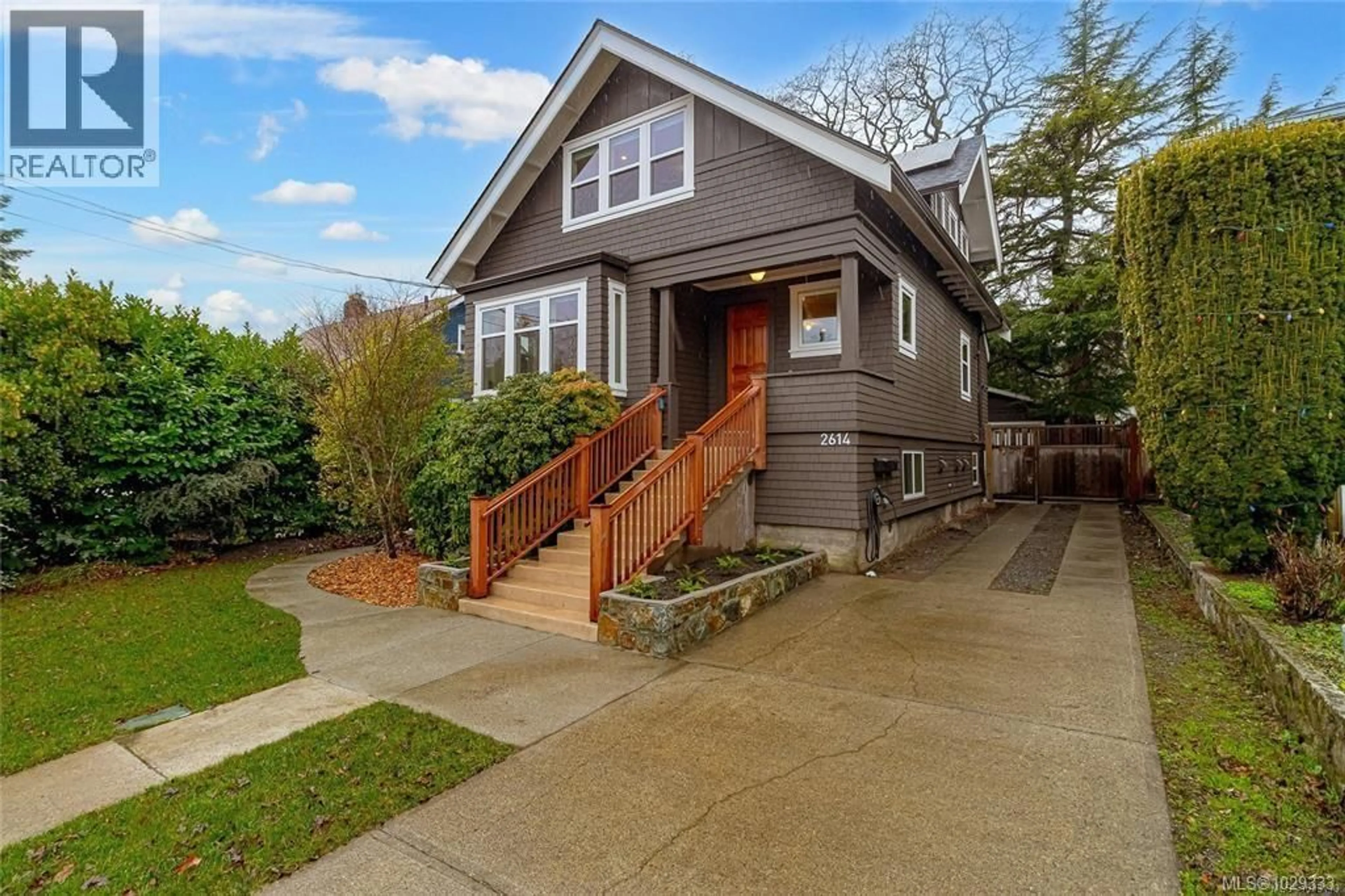 Home with brick exterior material, street for 2614 AVEBURY AVENUE, Victoria British Columbia V8R3W2