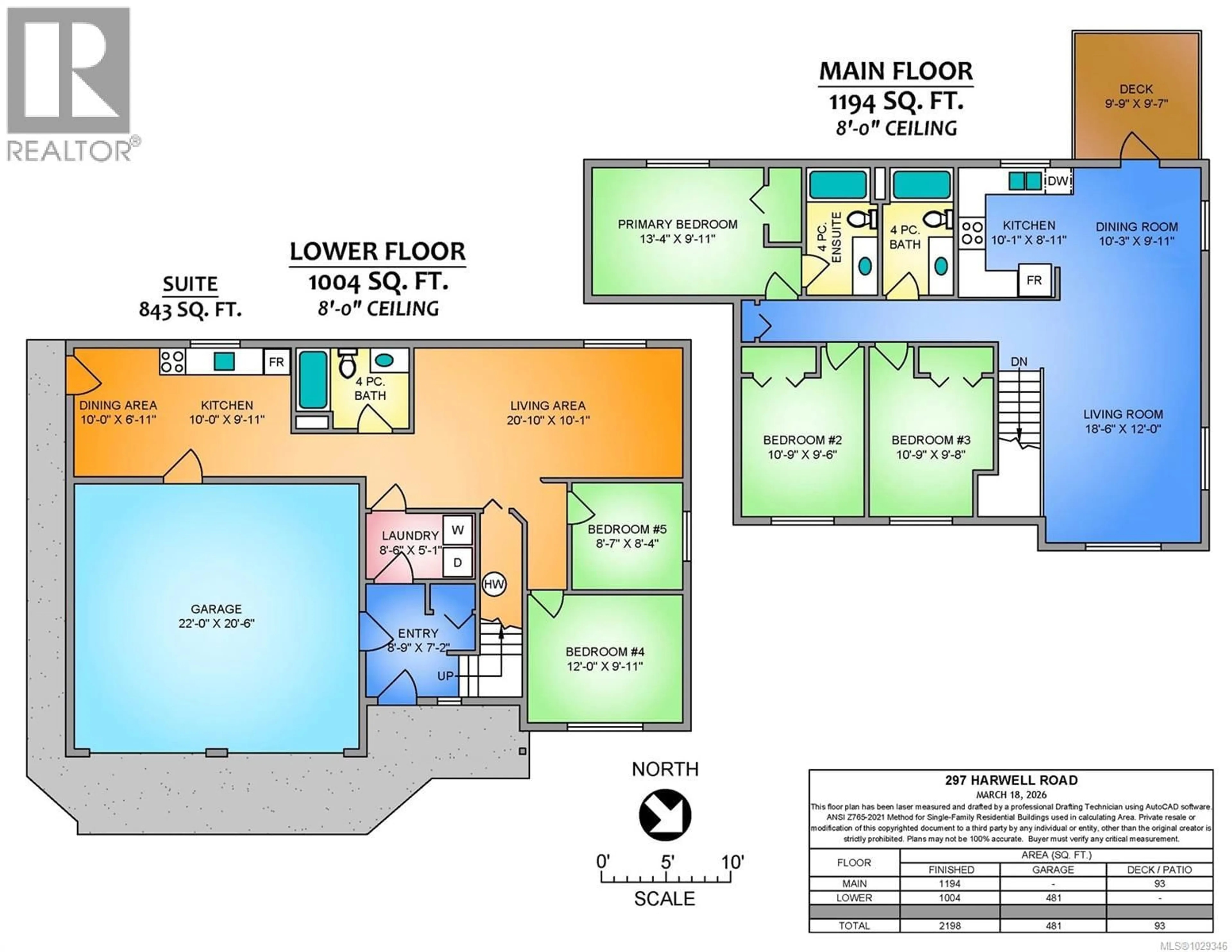 Floor plan for 297 HARWELL ROAD, Nanaimo British Columbia V9R6V4