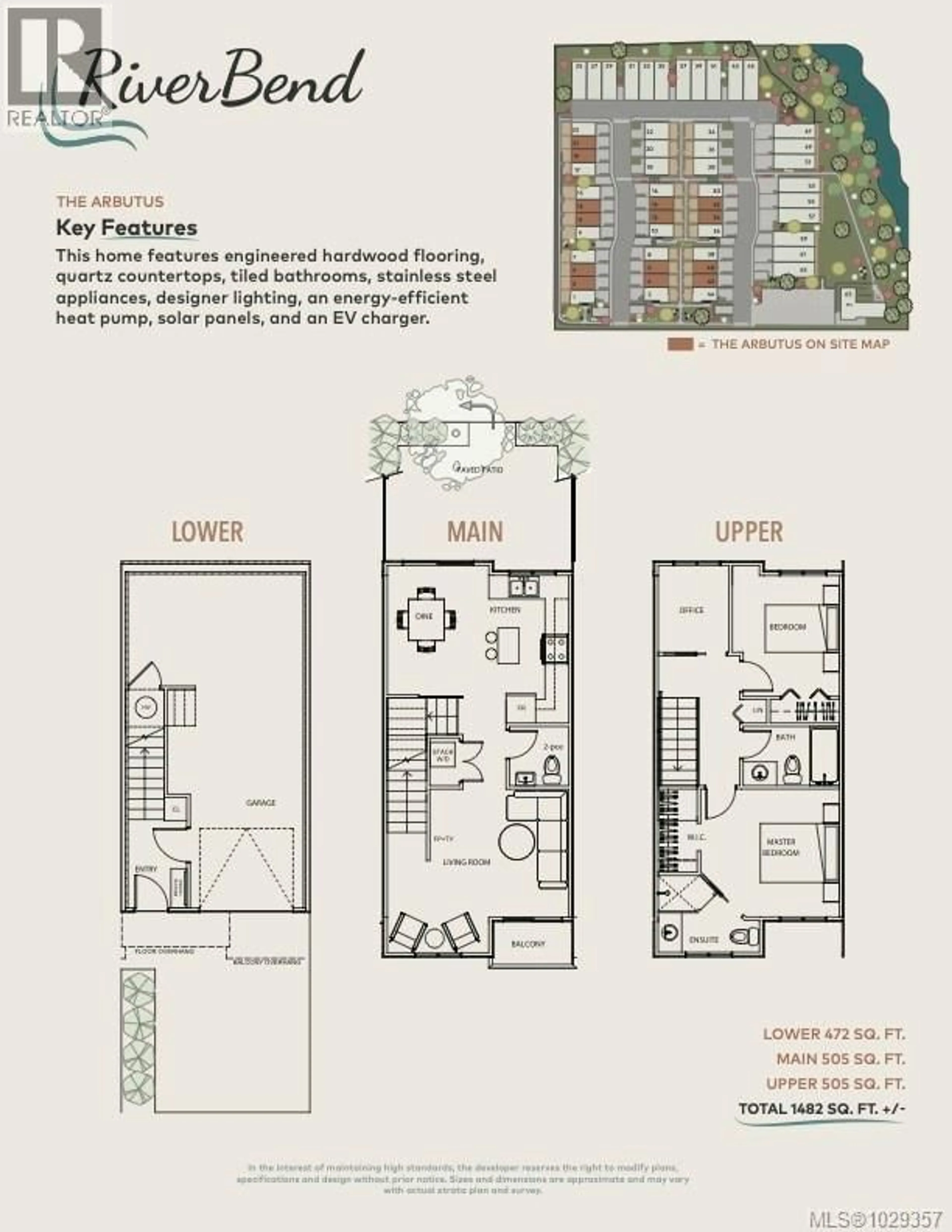 Floor plan for 12 - 703 TURNER ROAD, Parksville British Columbia V9P1T7