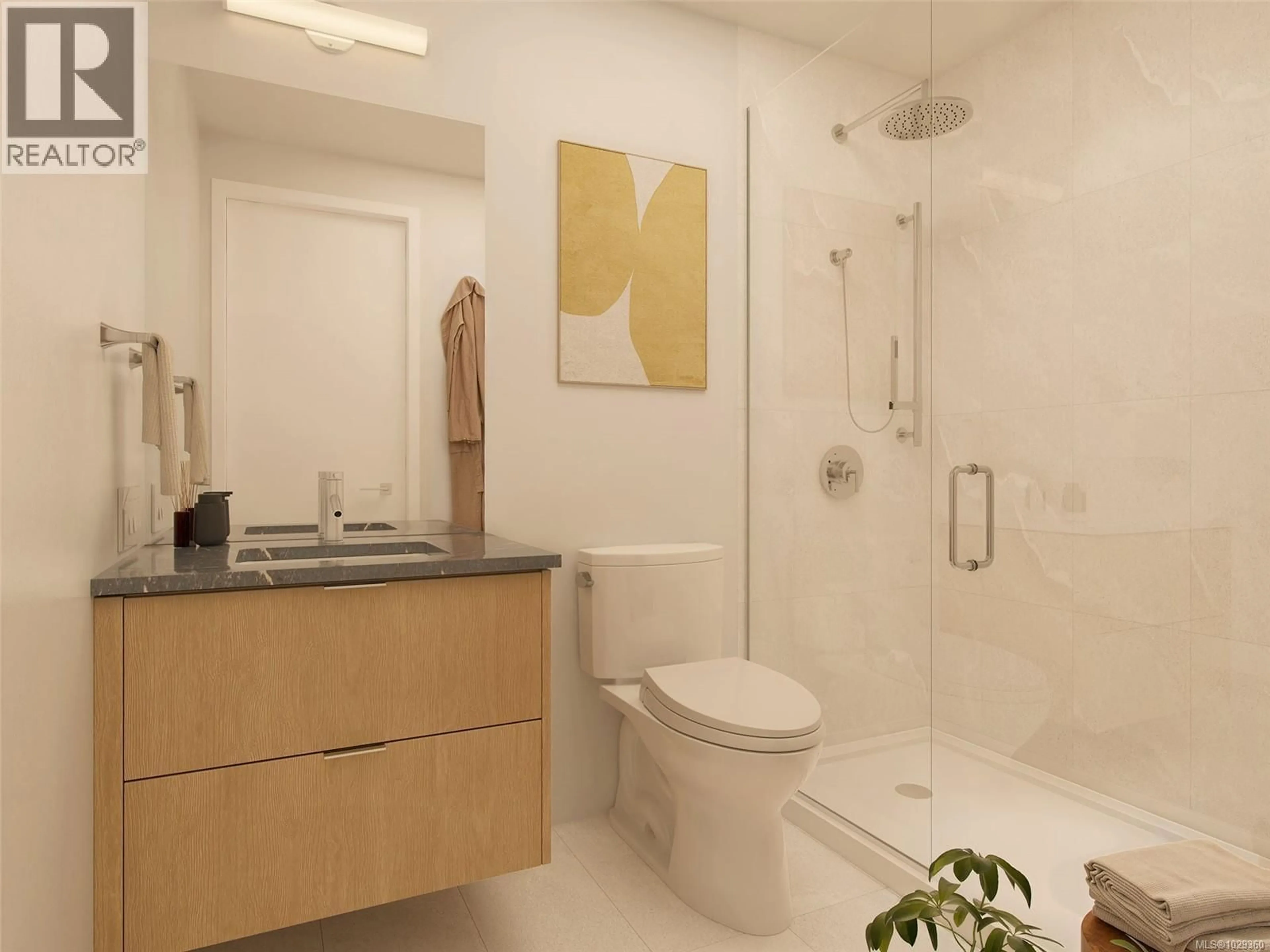 Standard bathroom, ceramic/tile floor for 308 - 335 BEECHWOOD AVENUE WEST, Victoria British Columbia V8S3W8