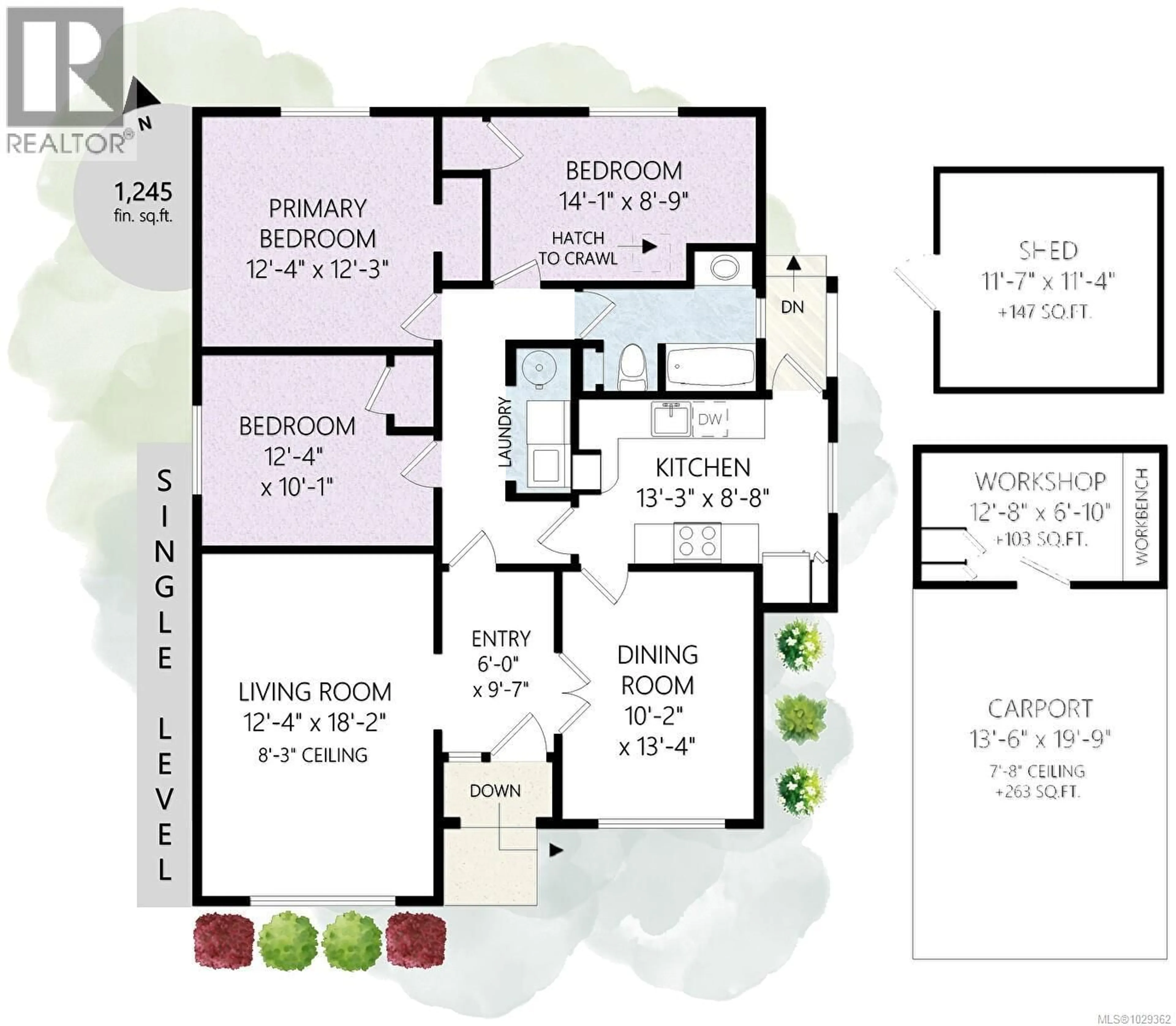 Floor plan for 195 JOHNSON PLACE, Lake Cowichan British Columbia V0R2G0