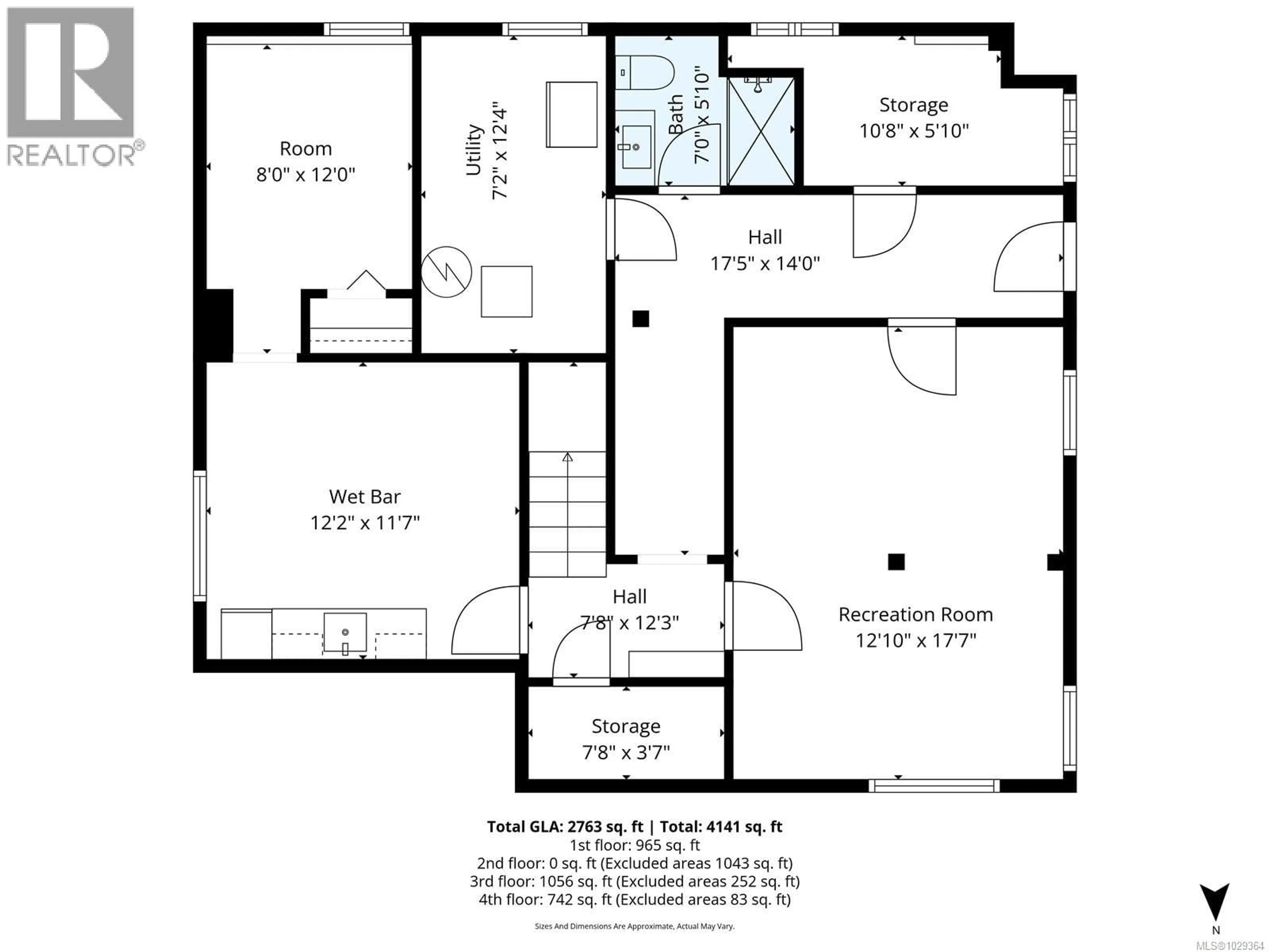 Floor plan for 4480 BURDE STREET, Port Alberni British Columbia V9Y3K6