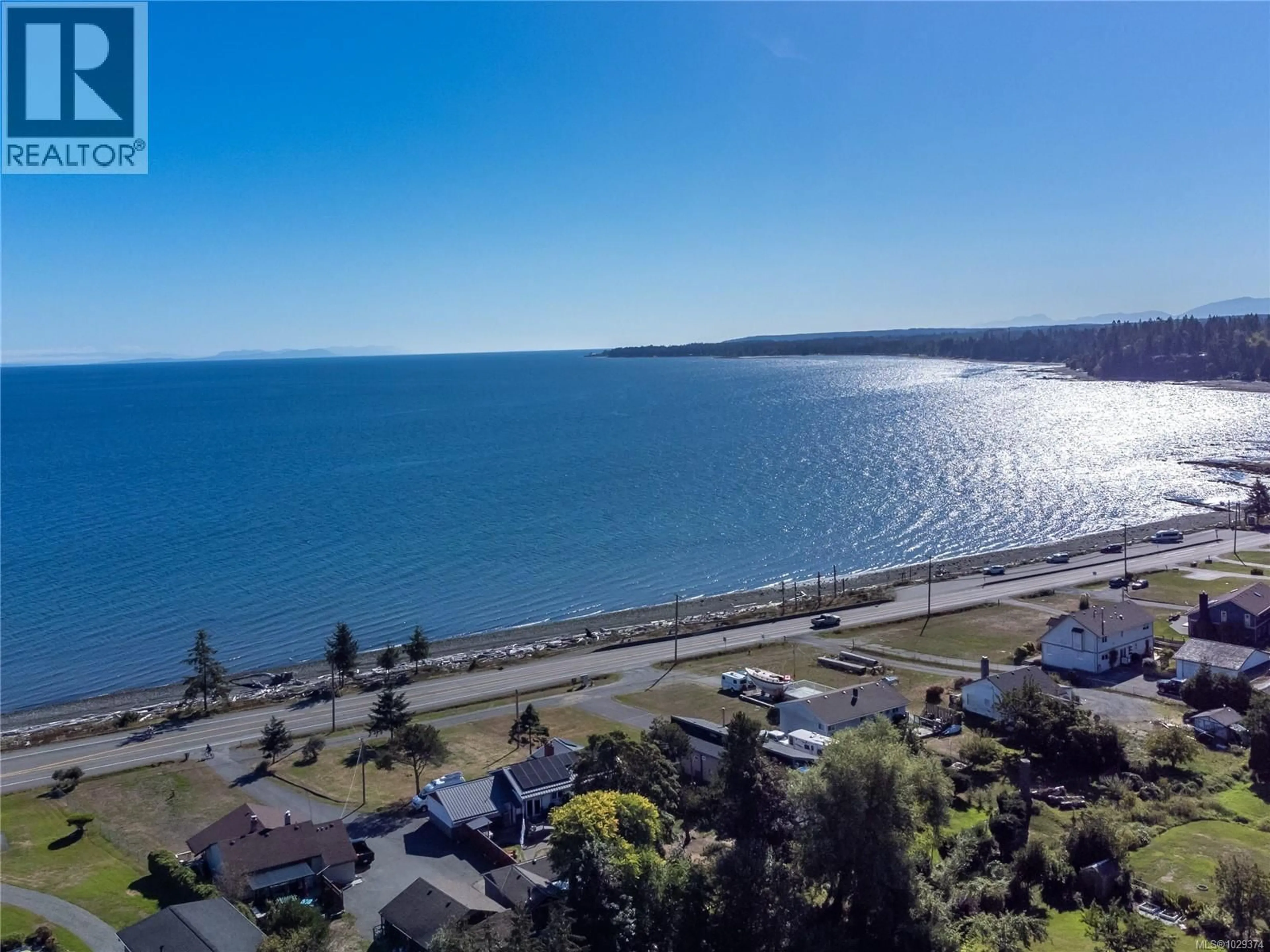 A pic from outside/outdoor area/front of a property/back of a property/a pic from drone, water/lake/river/ocean view for 3943 DILLMAN ROAD, Campbell River British Columbia V9H1R5