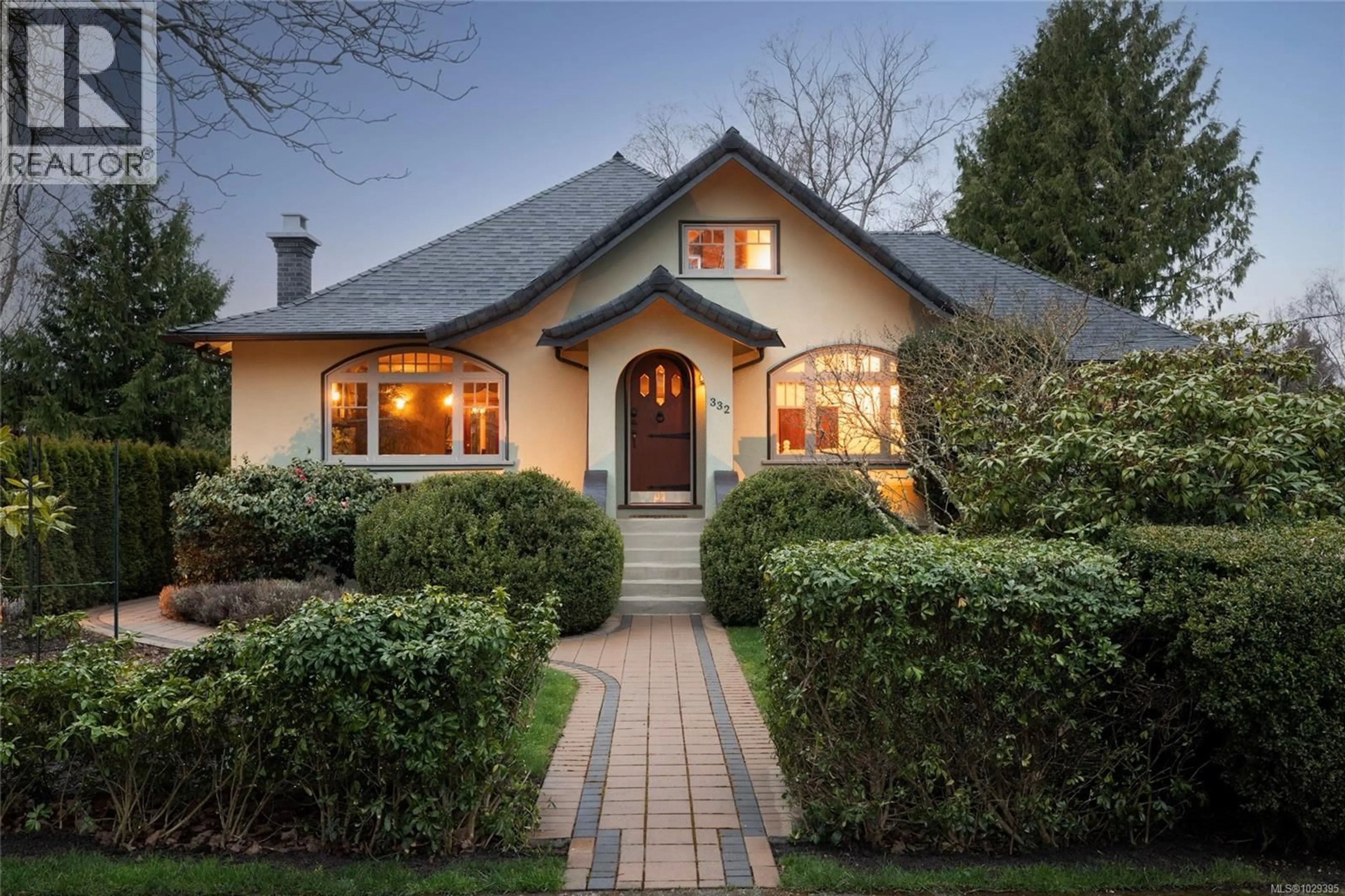 Home with brick exterior material, street for 332 IRVING ROAD, Victoria British Columbia V8S4A2