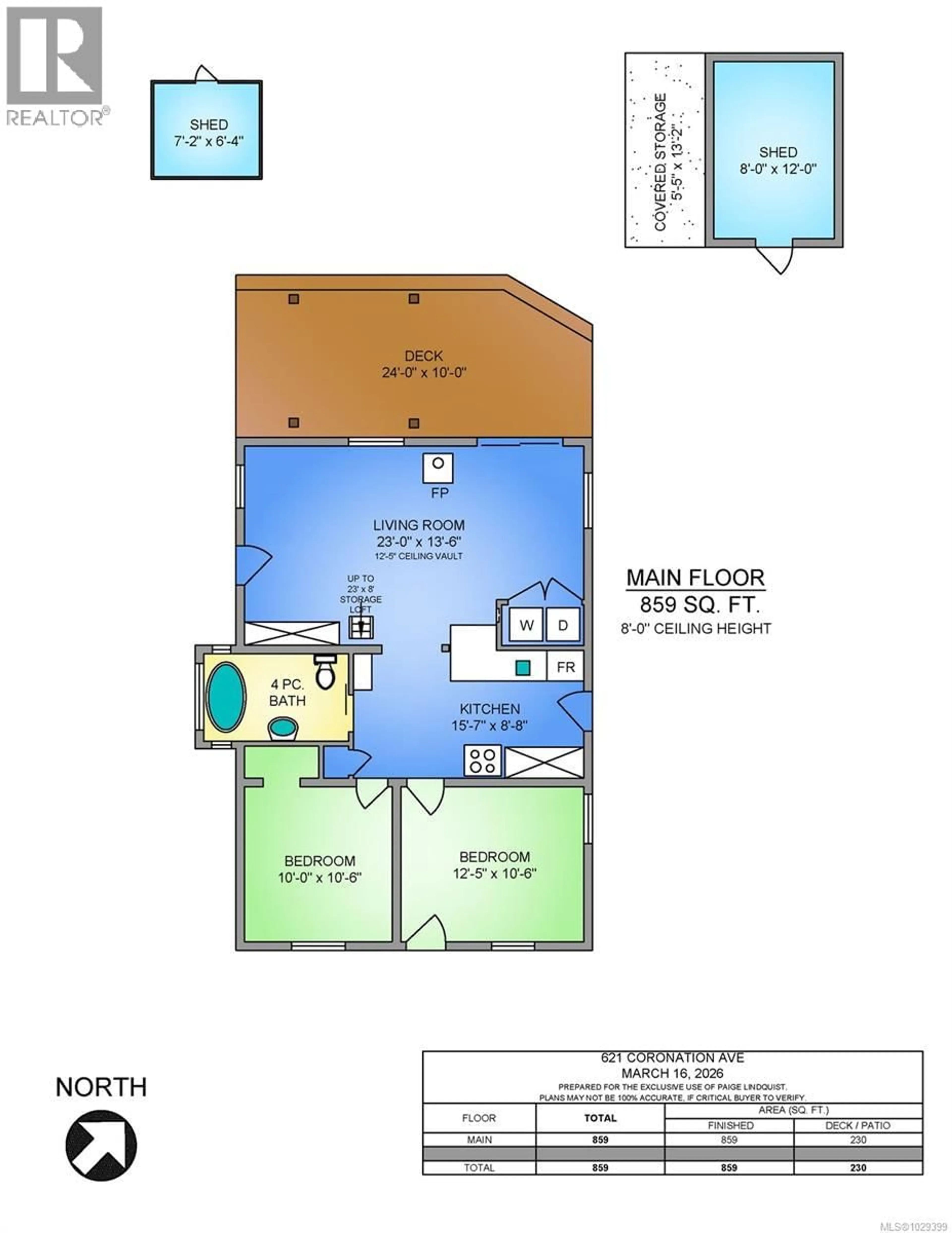 Floor plan for 621 CORONATION AVENUE, Duncan British Columbia V9L2V1