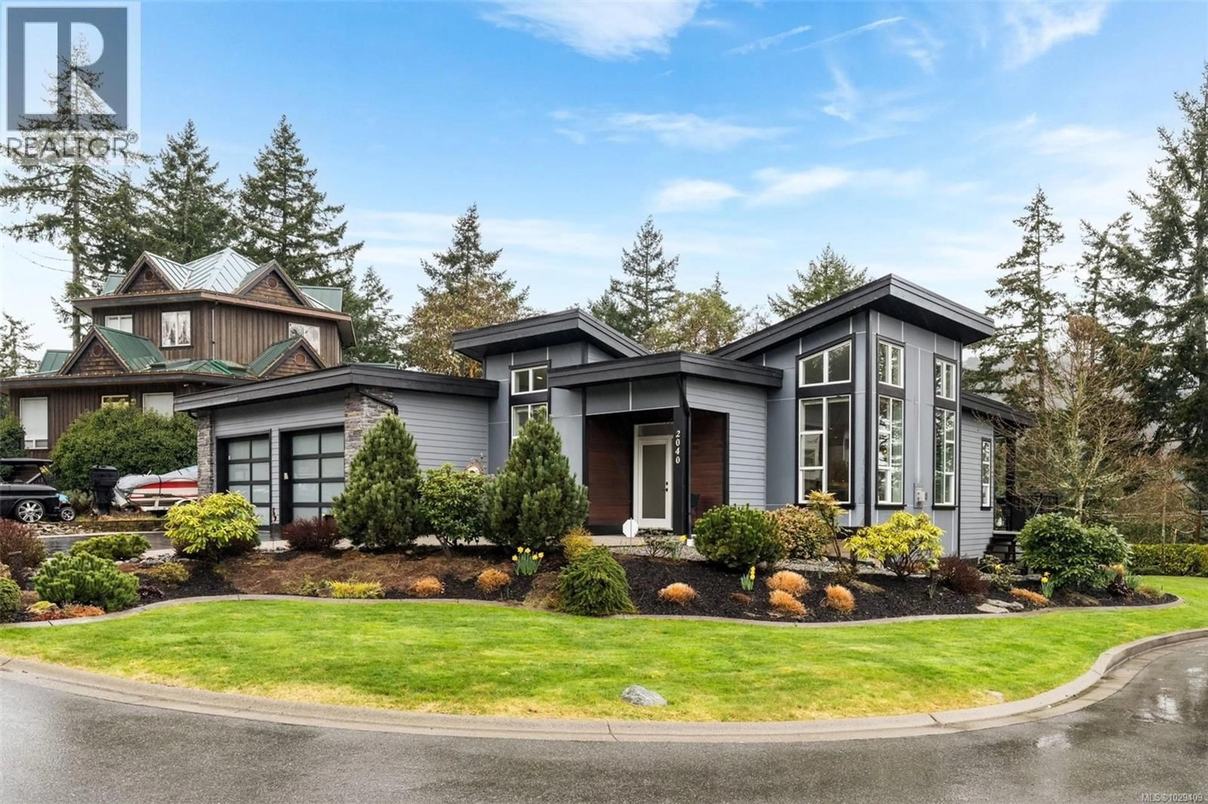 Home with vinyl exterior material, street for 2040 RIVERS CROSSING SOUTHEAST, Langford British Columbia V9B0S6