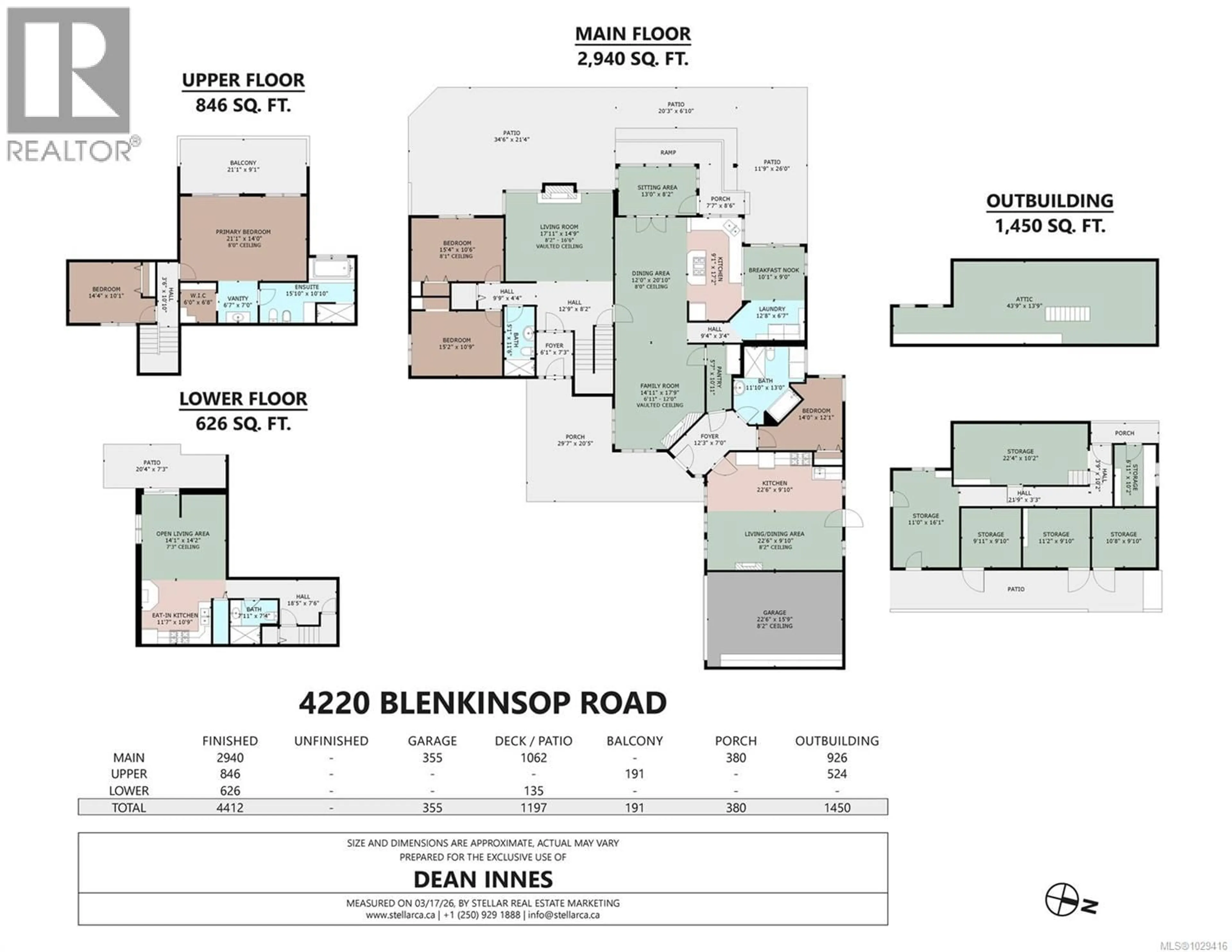 Floor plan for 4220 BLENKINSOP ROAD, Saanich British Columbia V8X2C4