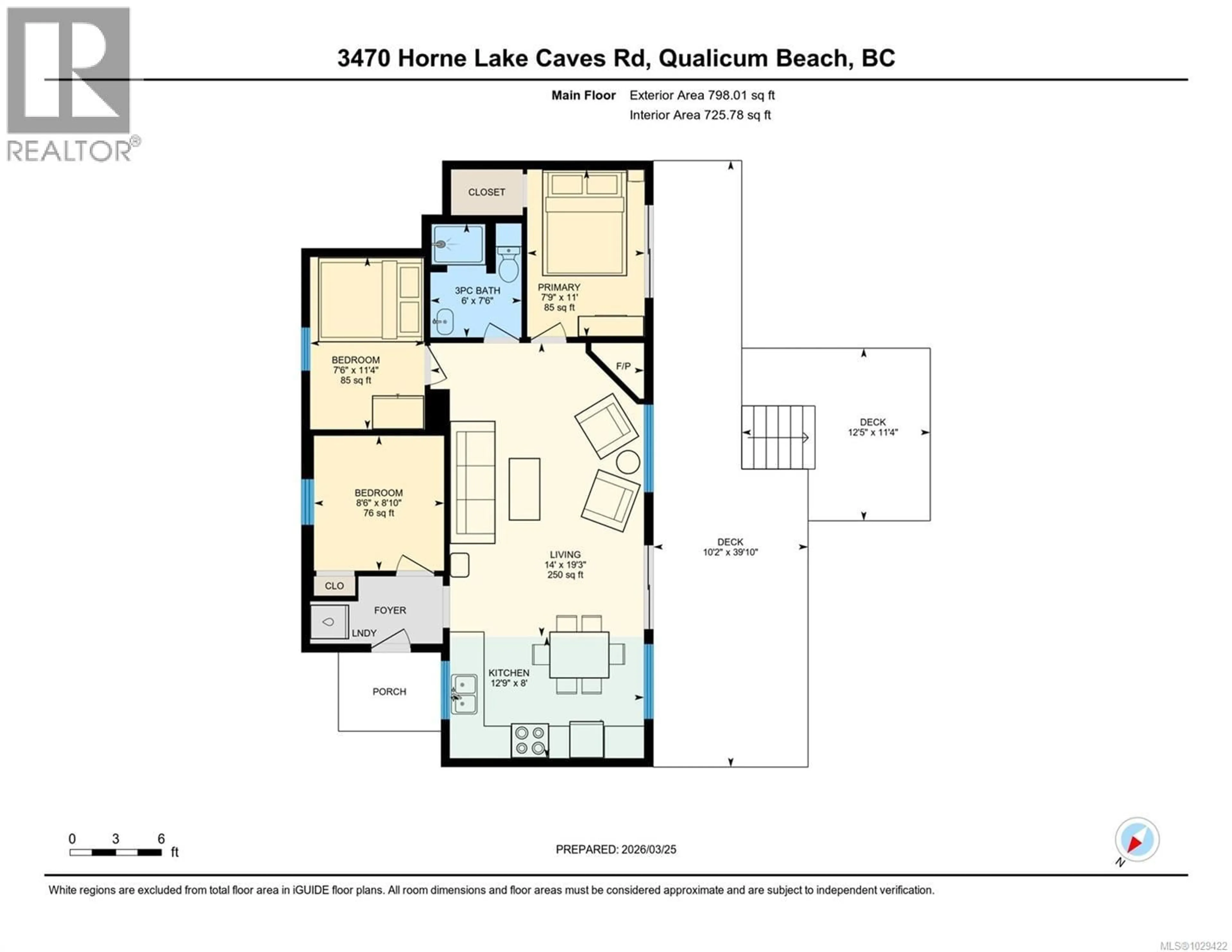 Floor plan for 3470 HORNE LAKE CAVES ROAD, Qualicum Beach British Columbia V9K2L7