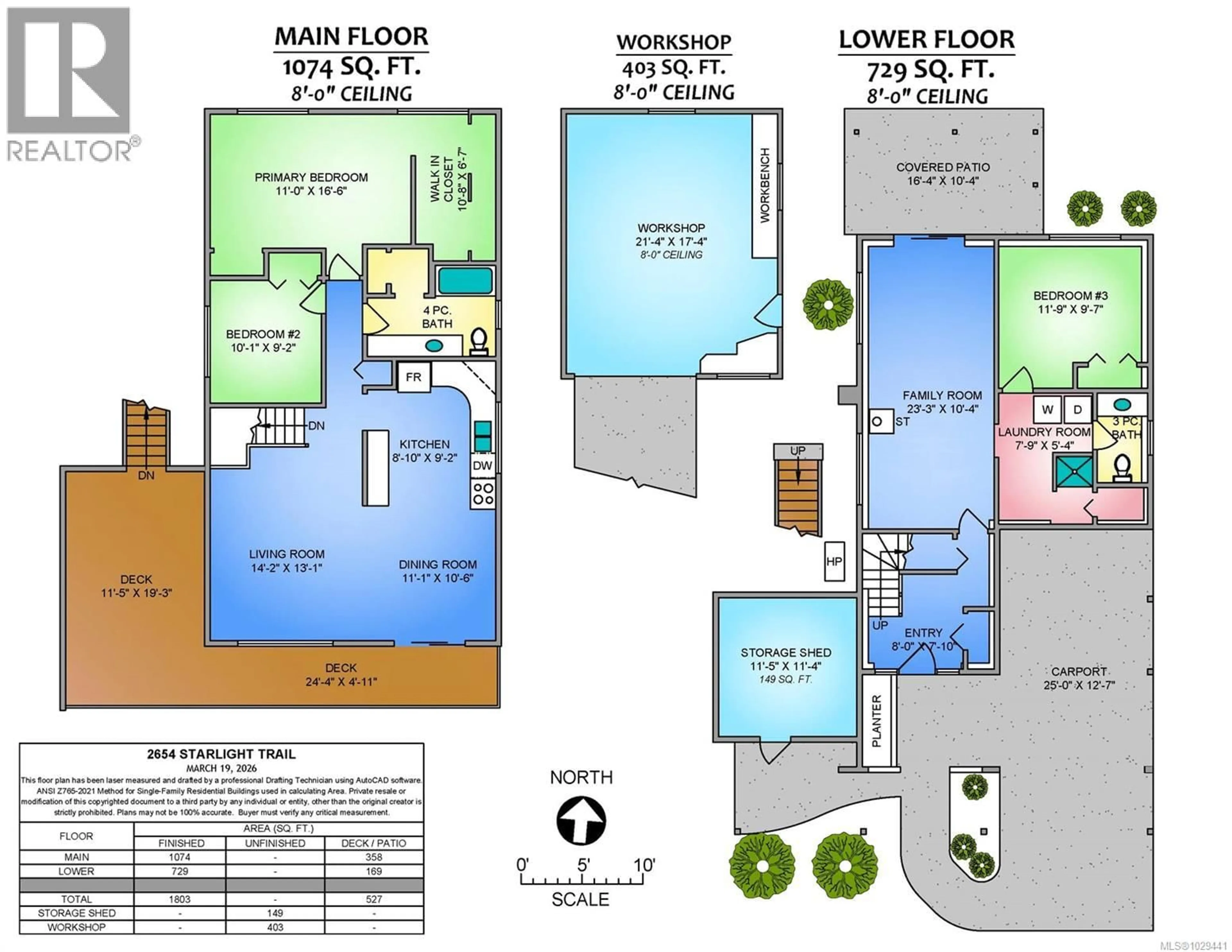 Floor plan for 2654 STARLIGHT TRAIL, Nanaimo British Columbia V9T3S7