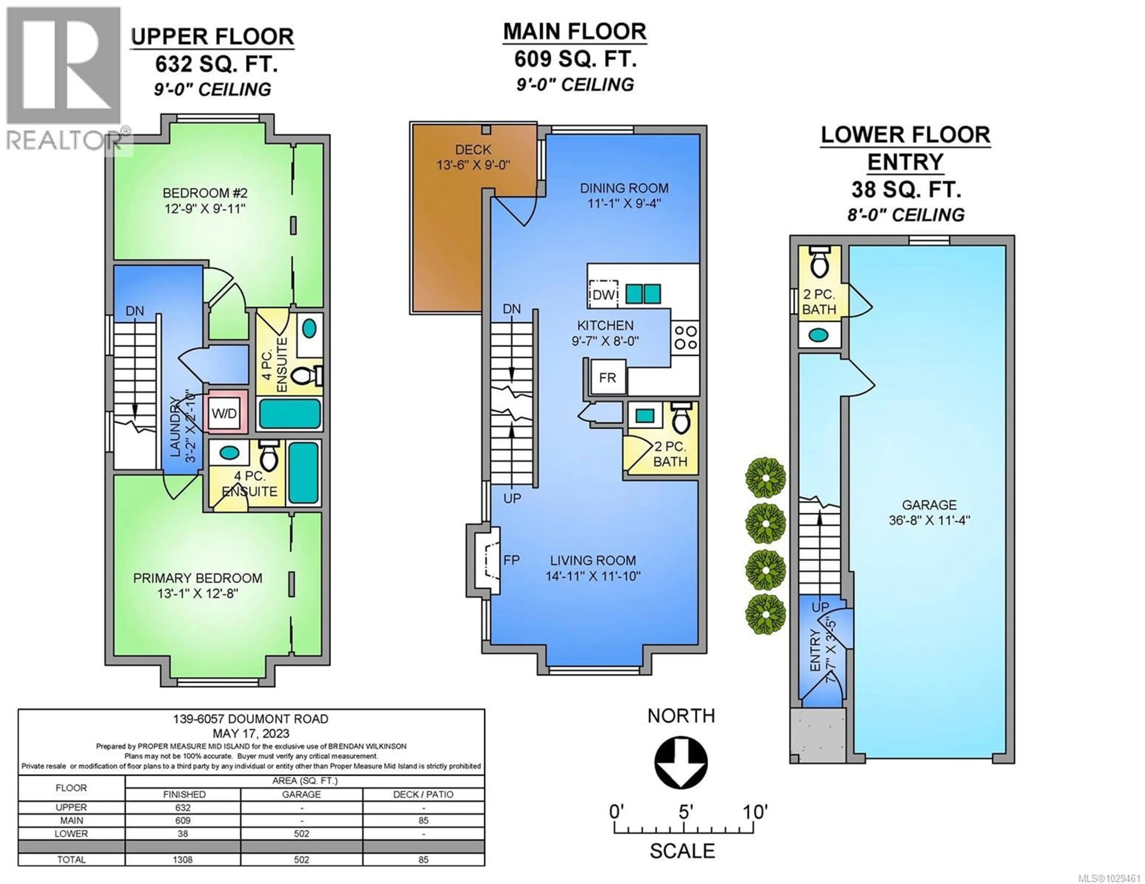 Floor plan for 139 - 6057 DOUMONT ROAD, Nanaimo British Columbia V9T0G3