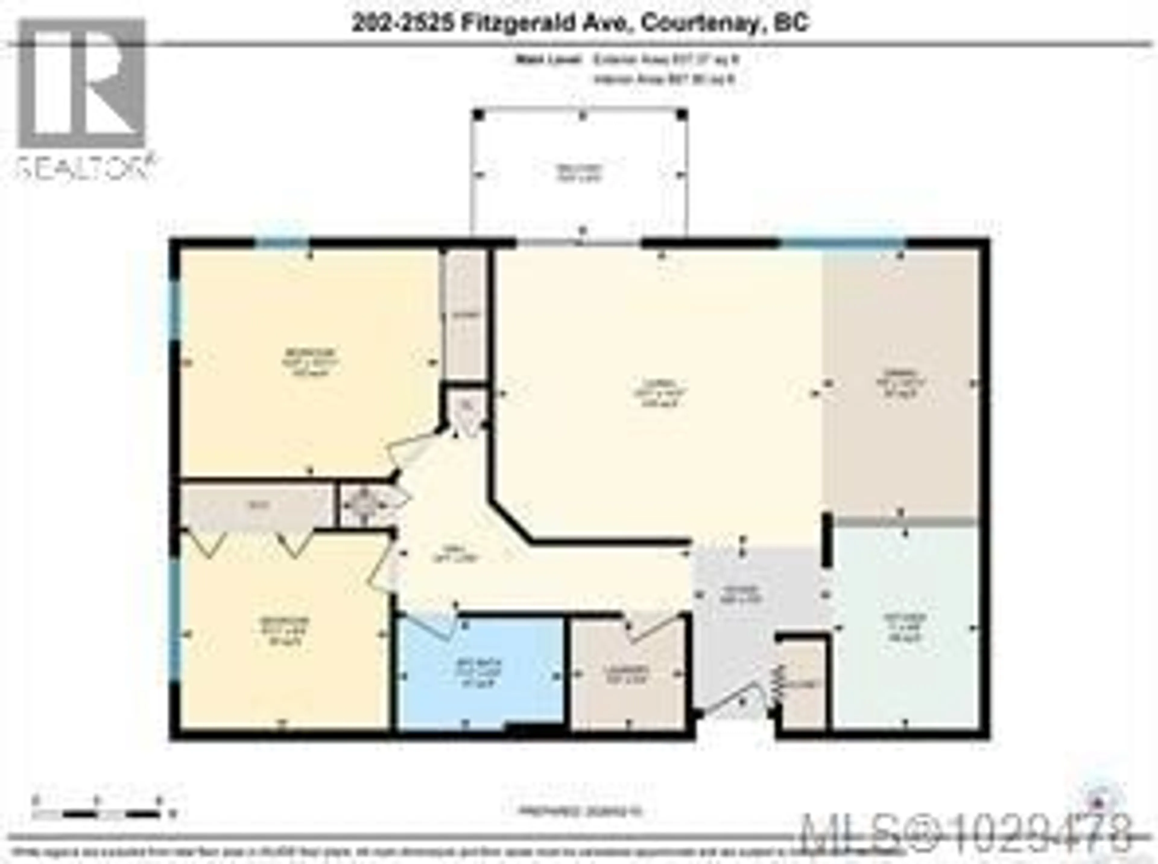 Floor plan for 202 - 2525 FITZGERALD AVENUE, Courtenay British Columbia V9N6J4