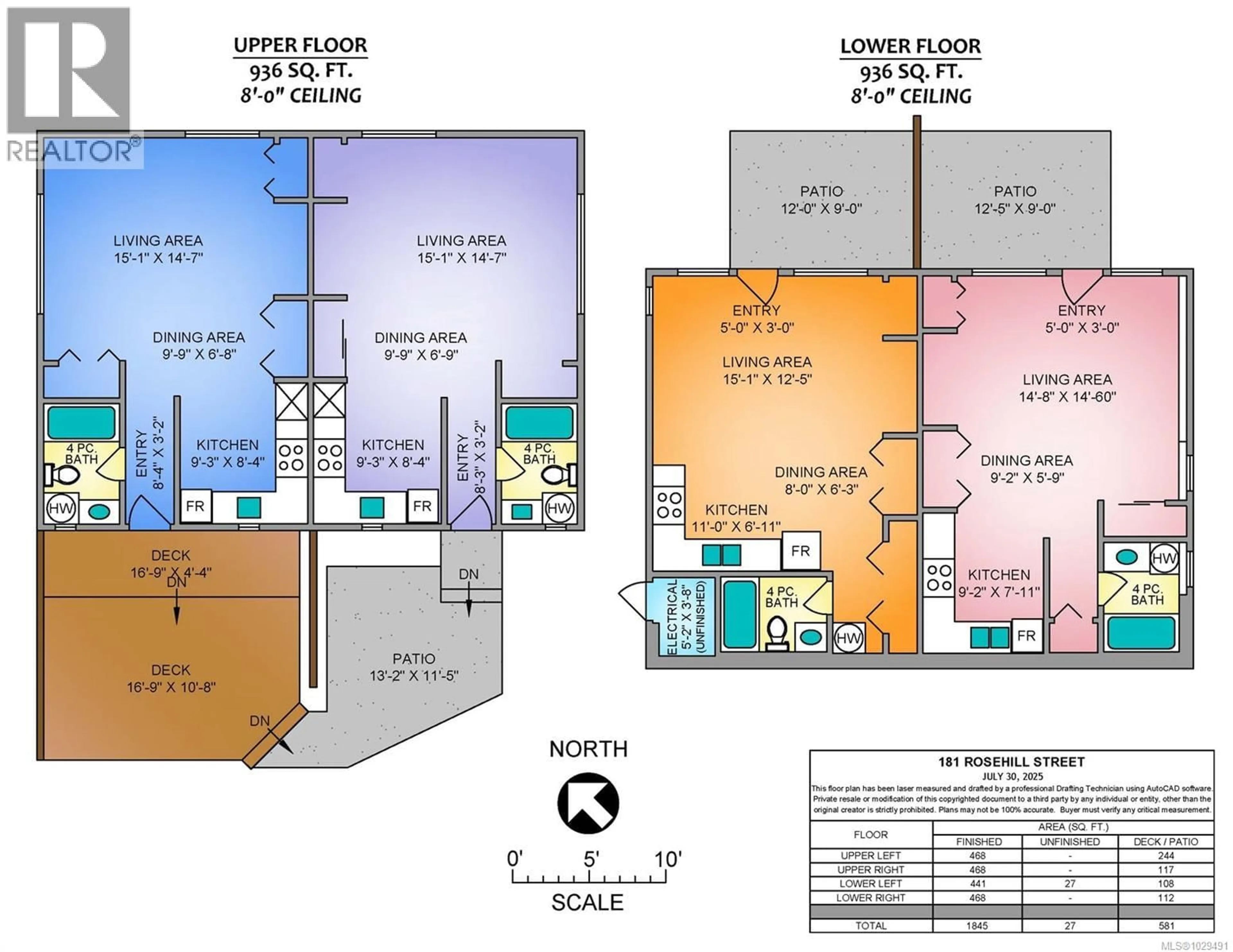 Floor plan for 181 ROSEHILL STREET, Nanaimo British Columbia V9S1C9