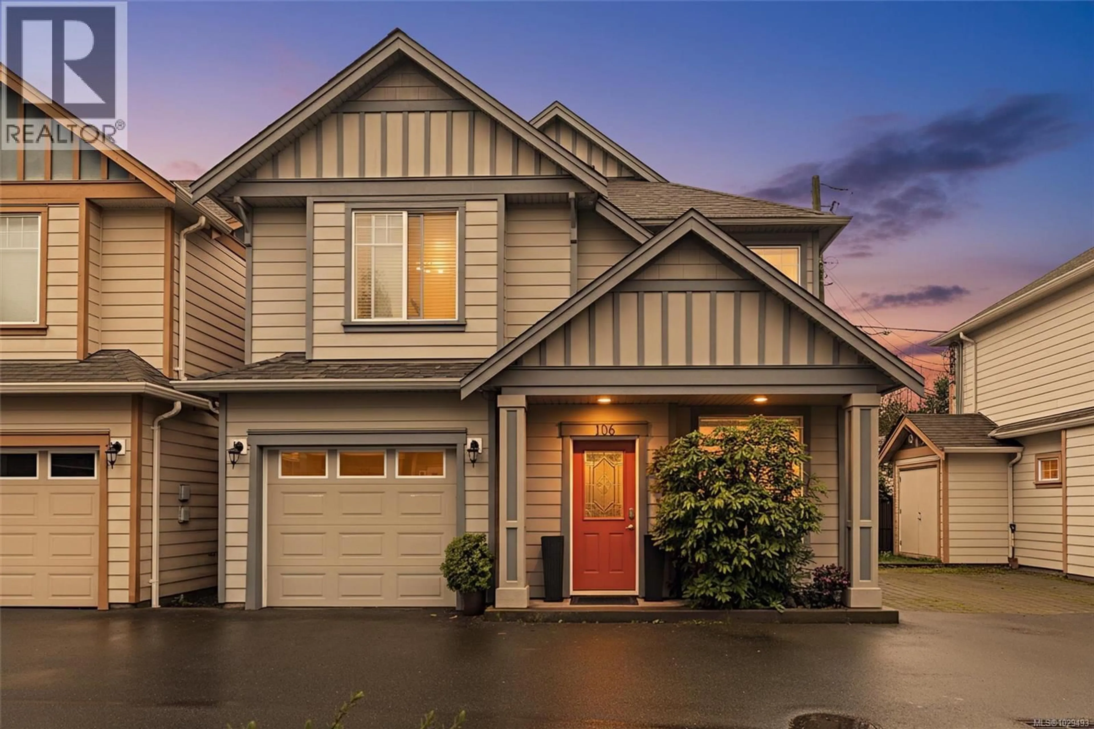 Home with vinyl exterior material, street for 106 - 2600 PEATT ROAD, Langford British Columbia V9B6X9