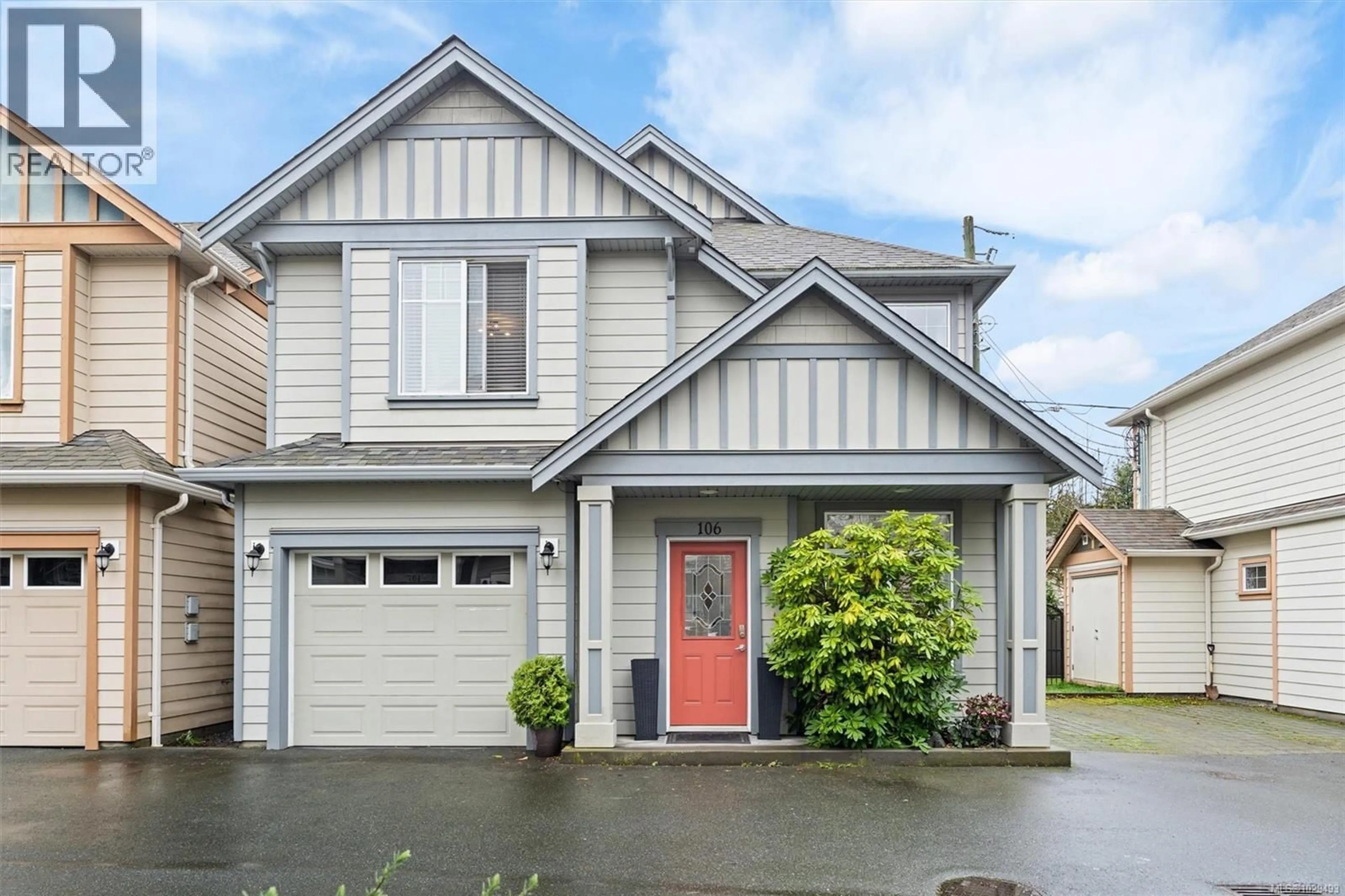 Home with vinyl exterior material, street for 106 - 2600 PEATT ROAD, Langford British Columbia V9B6X9