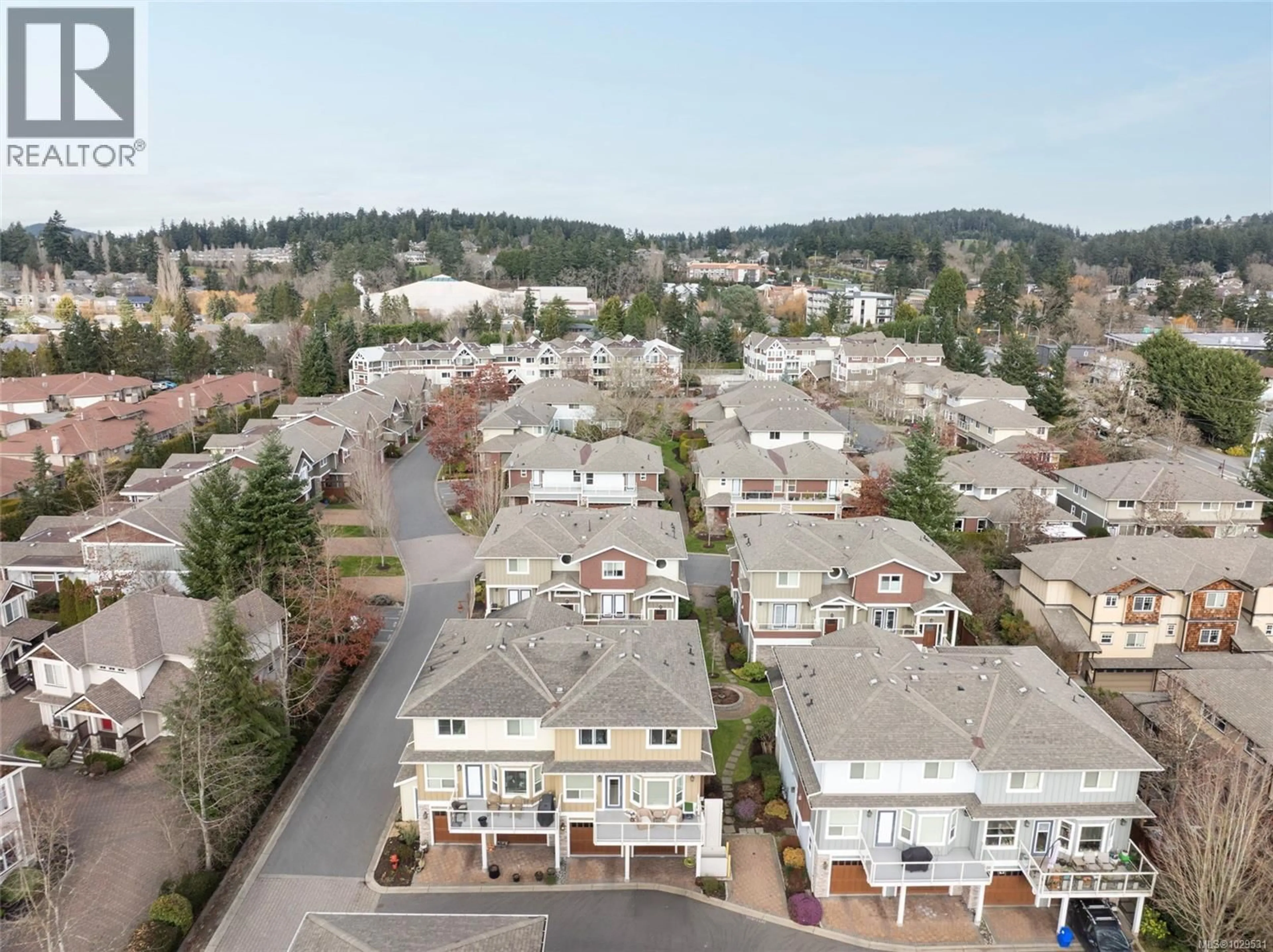 A pic from outside/outdoor area/front of a property/back of a property/a pic from drone, unknown for 560 HEATHERDALE LANE, Saanich British Columbia V8Z0A4