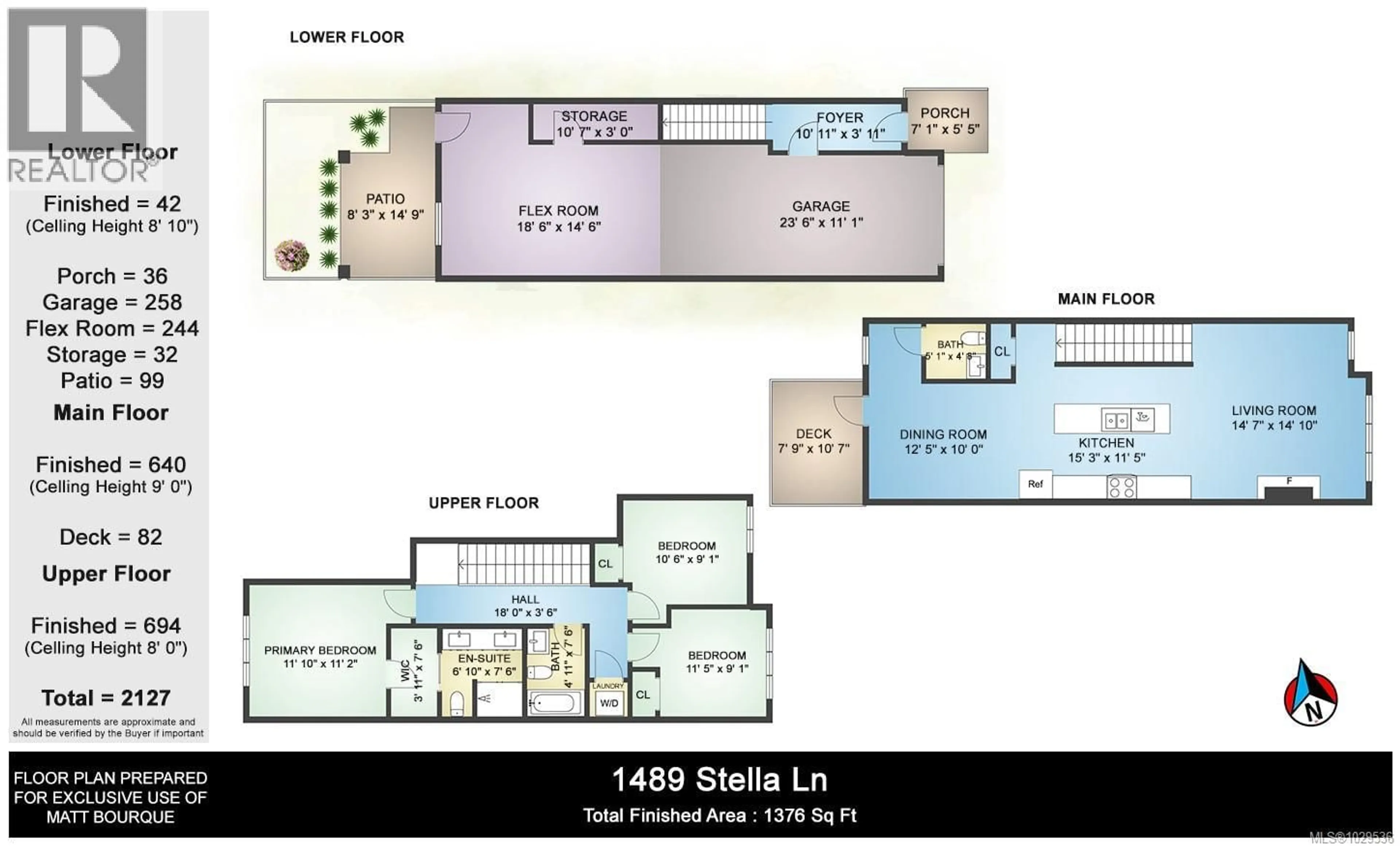 Floor plan for 1489 STELLA LANE, Langford British Columbia V9B7A7