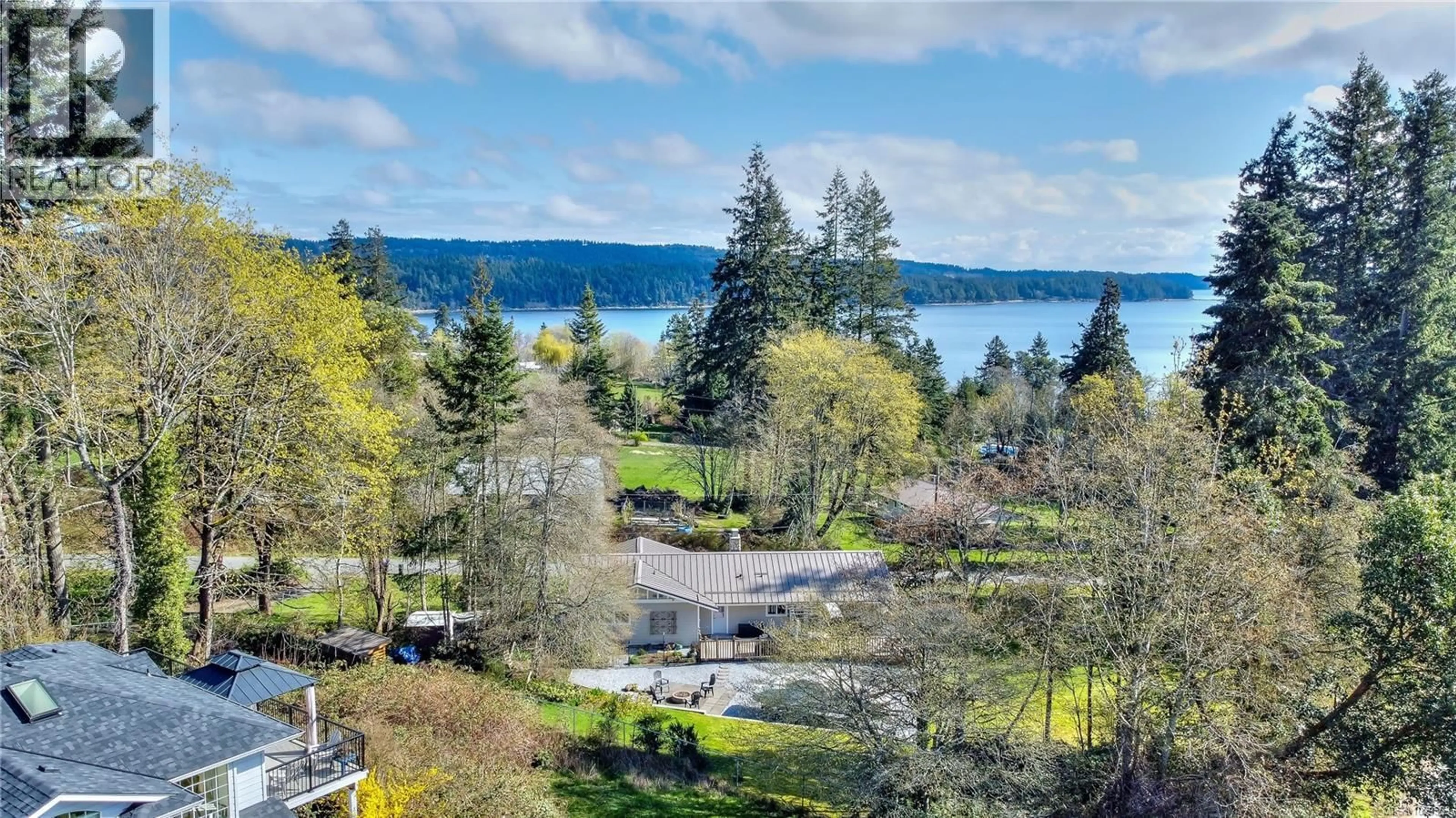 A pic from outside/outdoor area/front of a property/back of a property/a pic from drone, water/lake/river/ocean view for 1569 MURDOCH ROAD, Nanaimo British Columbia V0R1J0