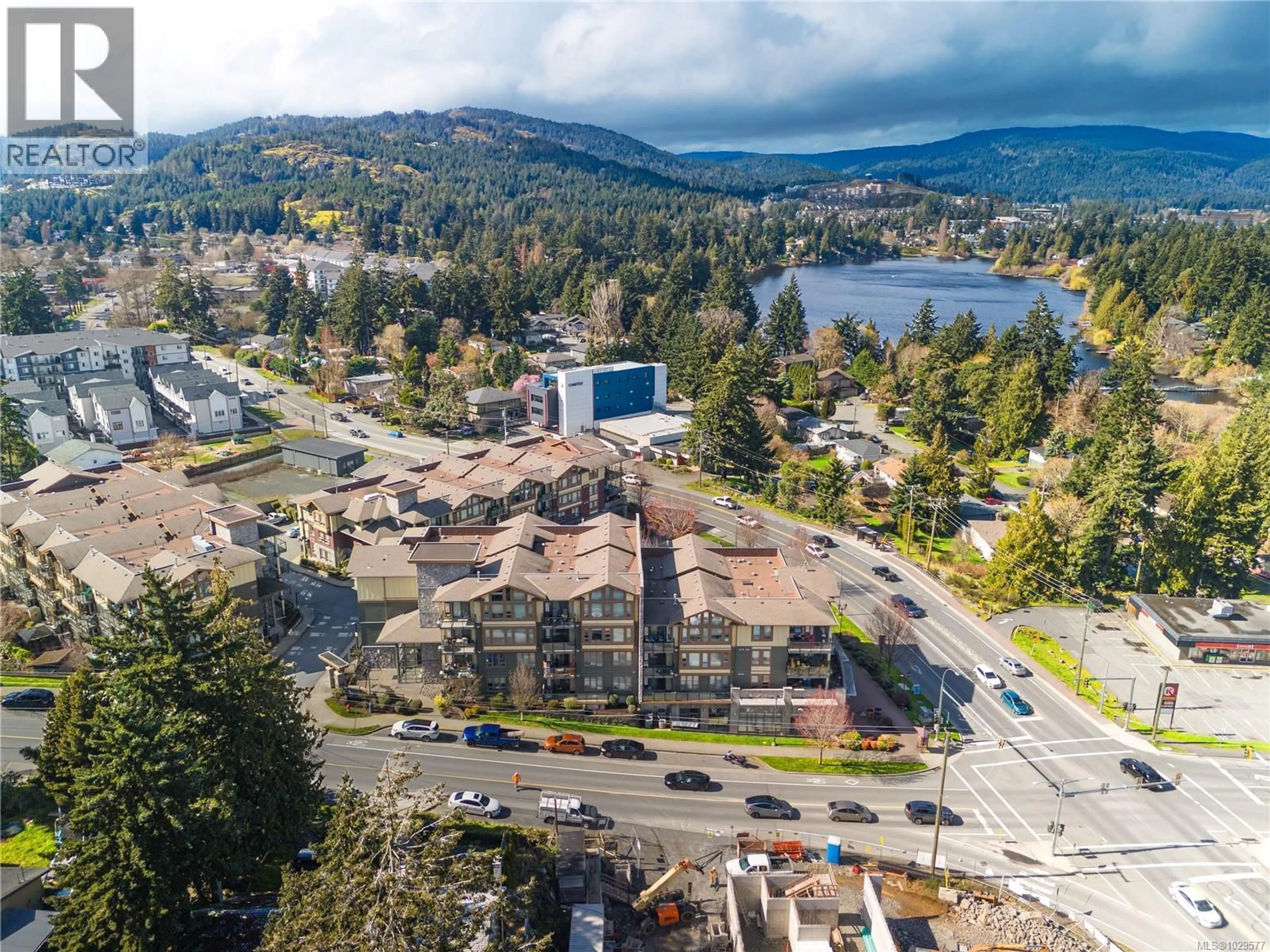 A pic from outside/outdoor area/front of a property/back of a property/a pic from drone, water/lake/river/ocean view for 207 - 3210 JACKLIN ROAD, Langford British Columbia V9B0J5